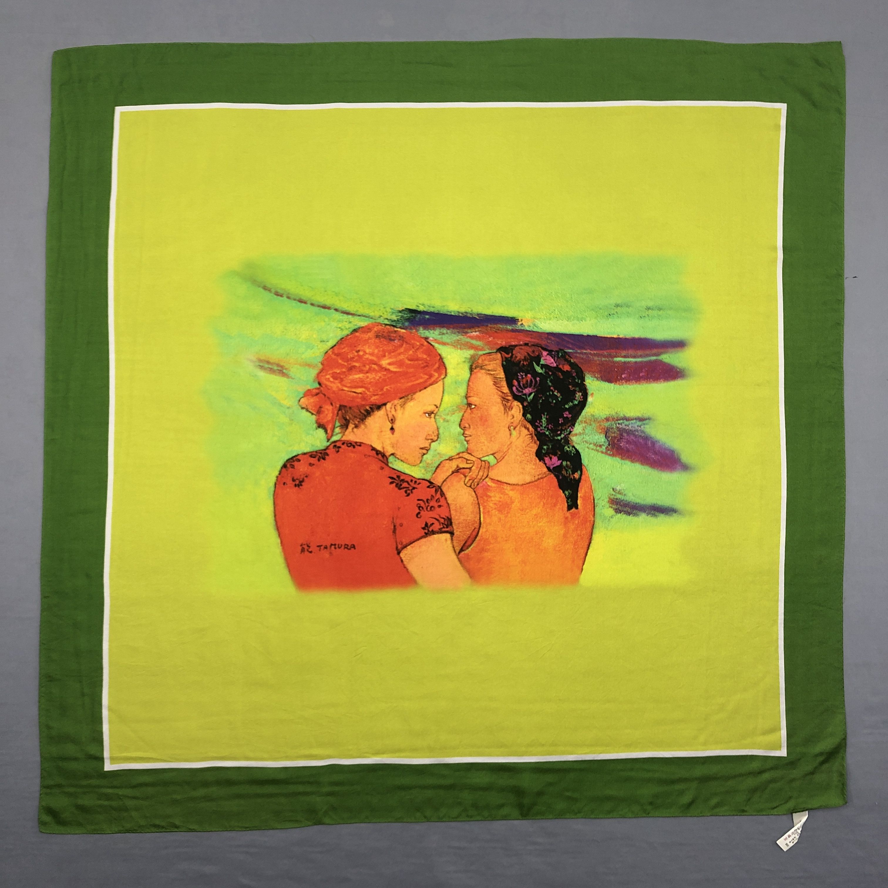 Fuck Art, Make Tees Vintage Kawashima SILK Scarf Twill Stole Wraps Scarves Size ONE SIZE - 1 Thumbnail