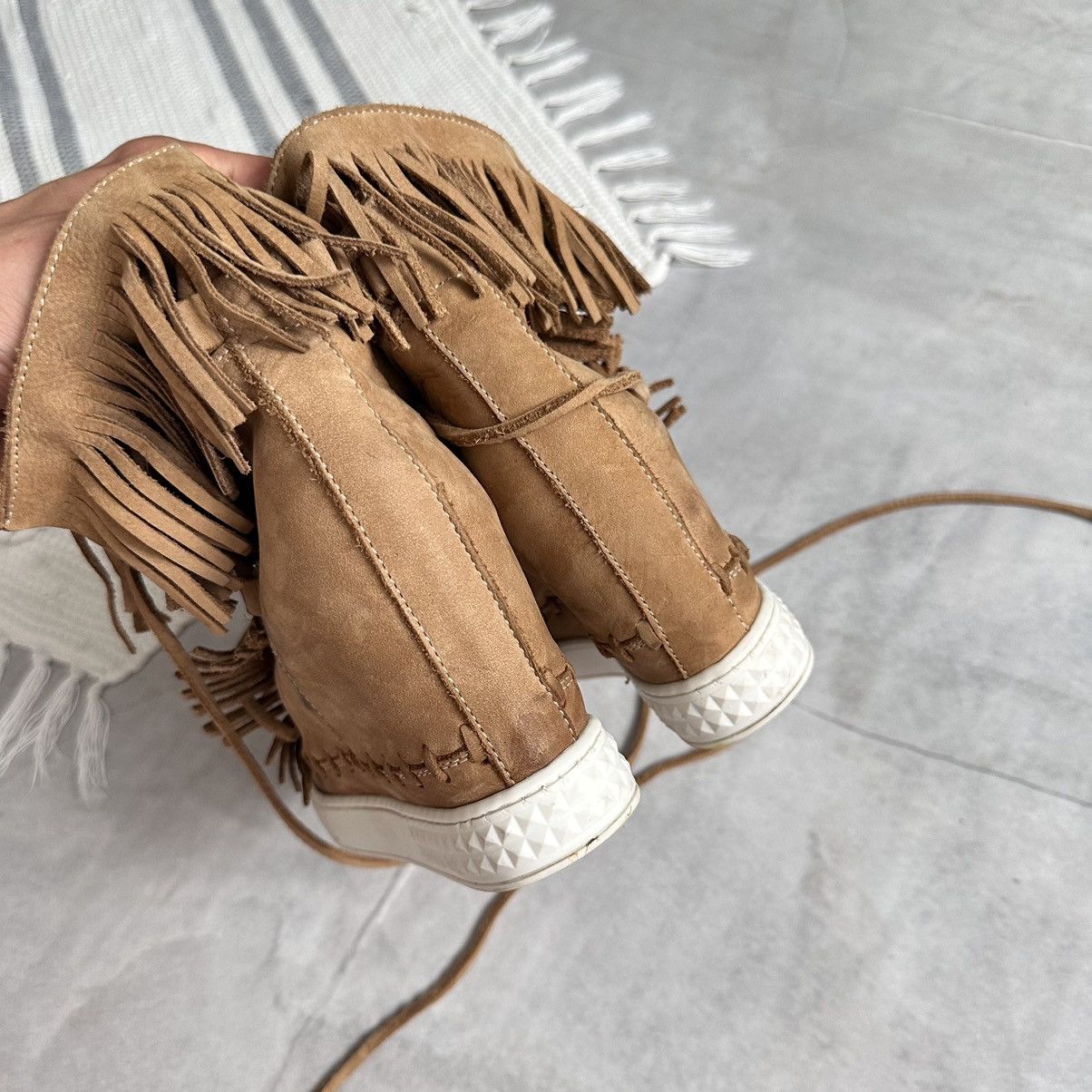 Isabel Marant Fringe Isabel Marant Vibe Bobby Bekett Wedge Sneakers Shoes Size US 8 / IT 38 - 7 Thumbnail