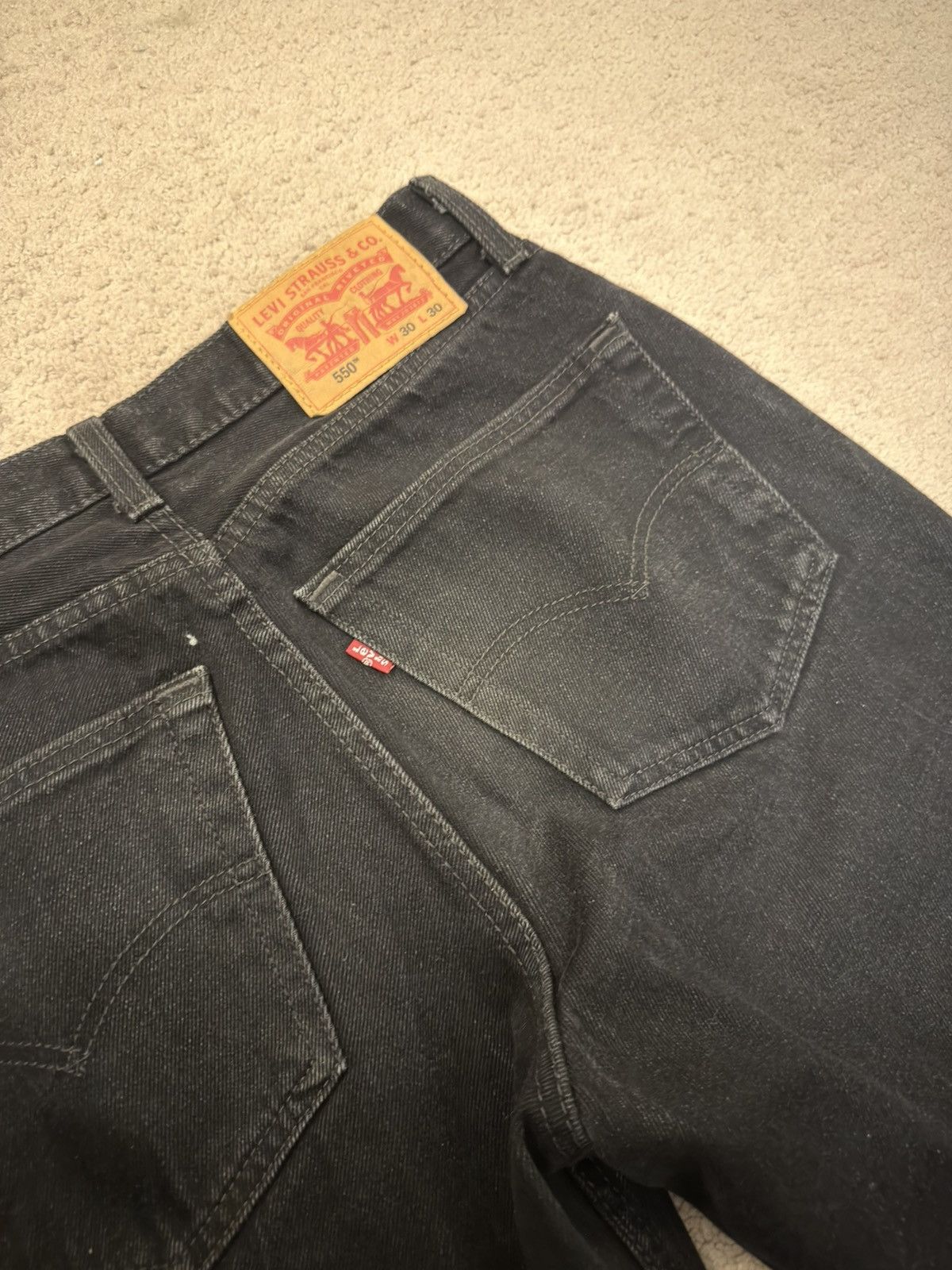 Levi's Levis 550 Regular Fit Size US 30 / EU 46 - 2 Thumbnail