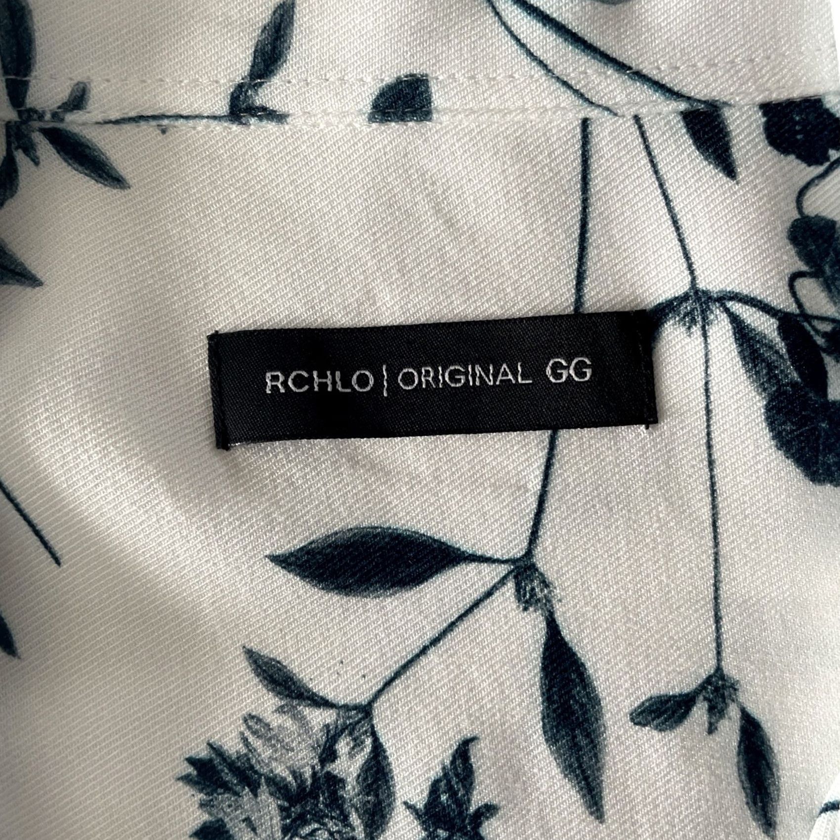 Vintage RCHLO Floral Print Hawaiian Camp Shirt Mens L Tropical Vacation Short Sleeve Size US L / EU 52-54 / 3 - 3 Thumbnail