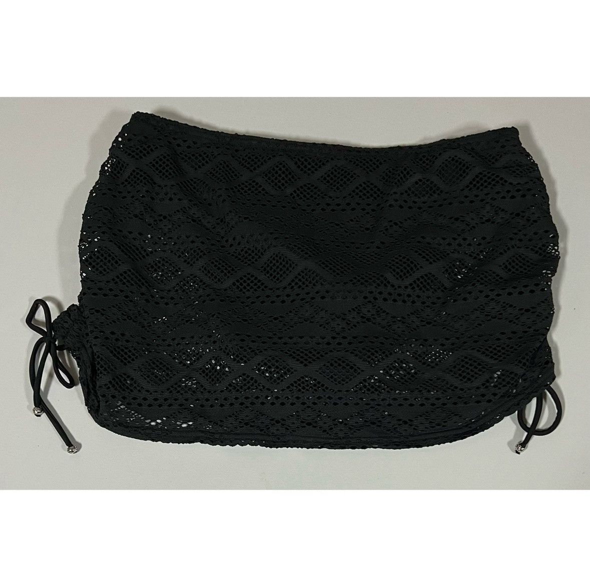 Freya Lingerie Freya Black Crochet Lace Swim Skirt Bikini Bottoms Size S 🖤 Size 27" / US 4 / IT 40 - 3 Thumbnail