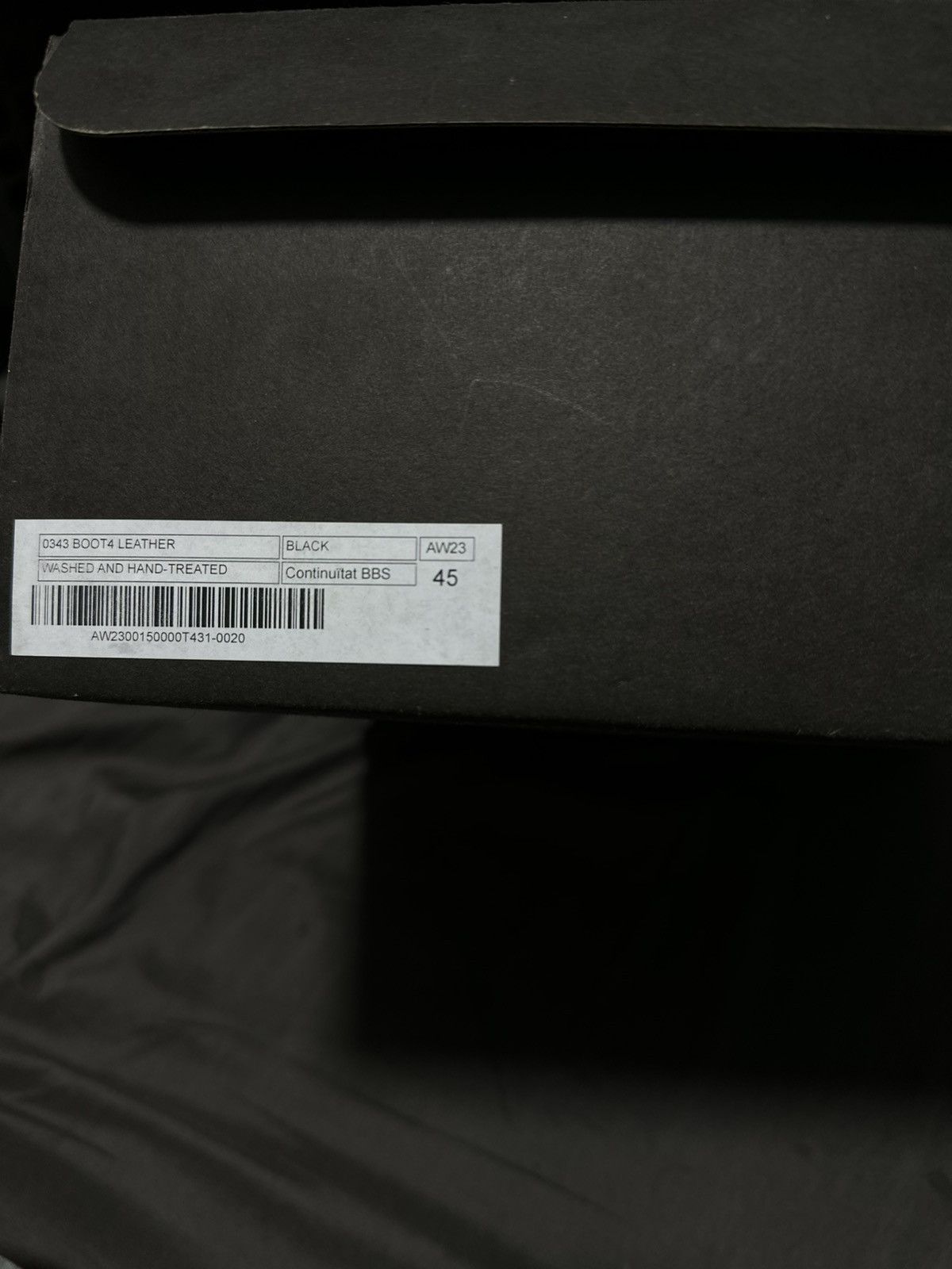 Boris Bidjan Saberi Boris Bidjan Saberi BOOT4 Ankle Boots horse BLACK 45EUR Size US 12 / EU 45 - 14 Thumbnail