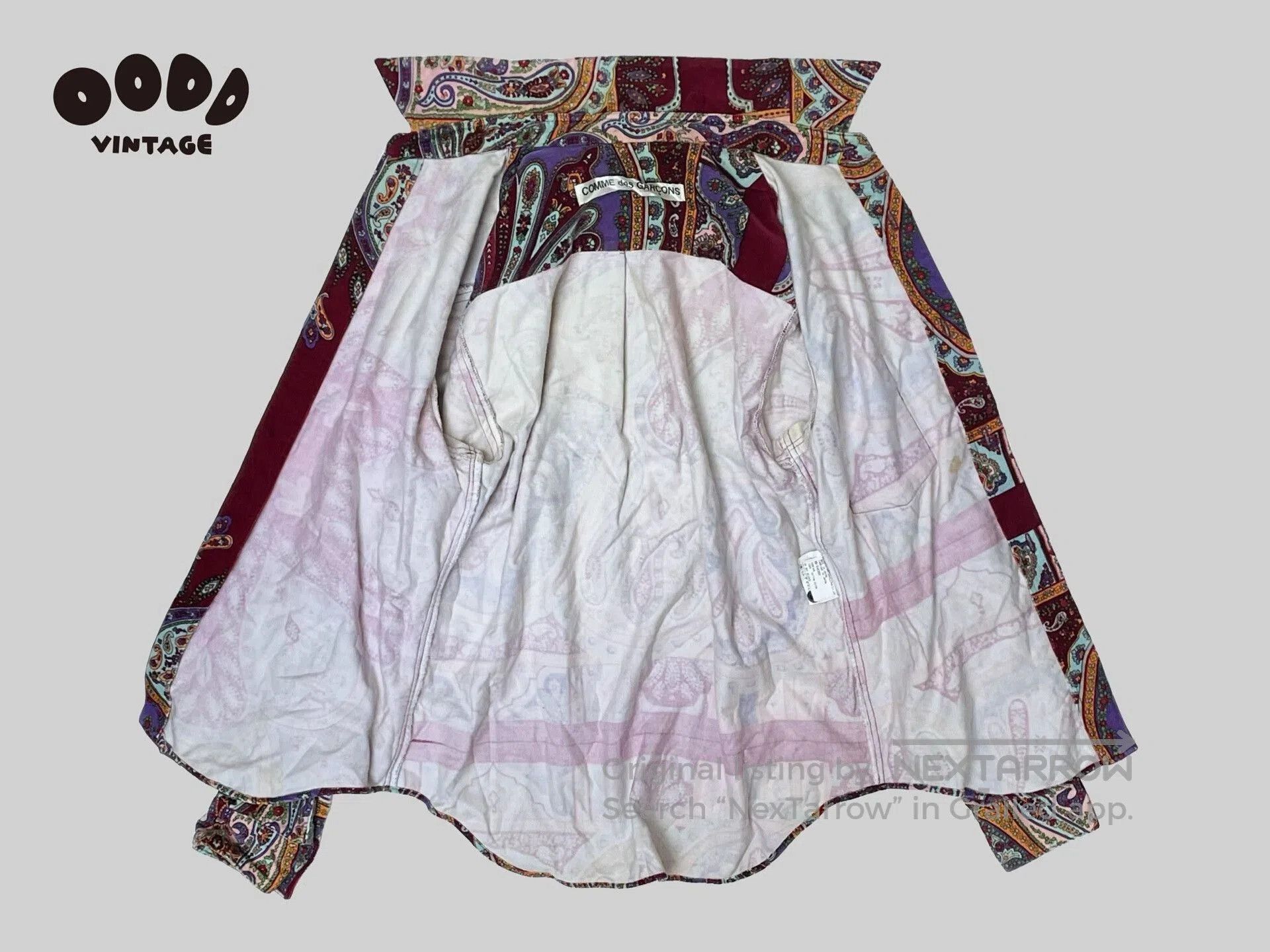 Comme des Garcons Comme Des Garcons Paisley Print Shirt. Size M / US 6-8 / IT 42-44 - 3 Thumbnail