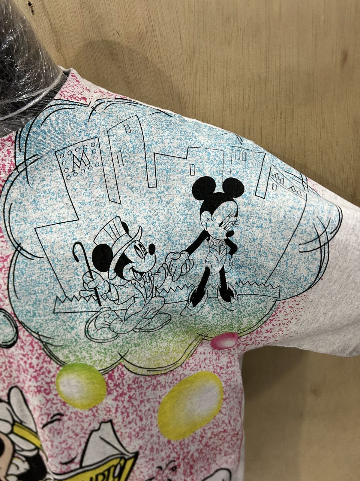 Disney Vintage 1990s Disney Minnie In Hollywood Overprint Tee Size US L / EU 52-54 / 3 - 3 Thumbnail