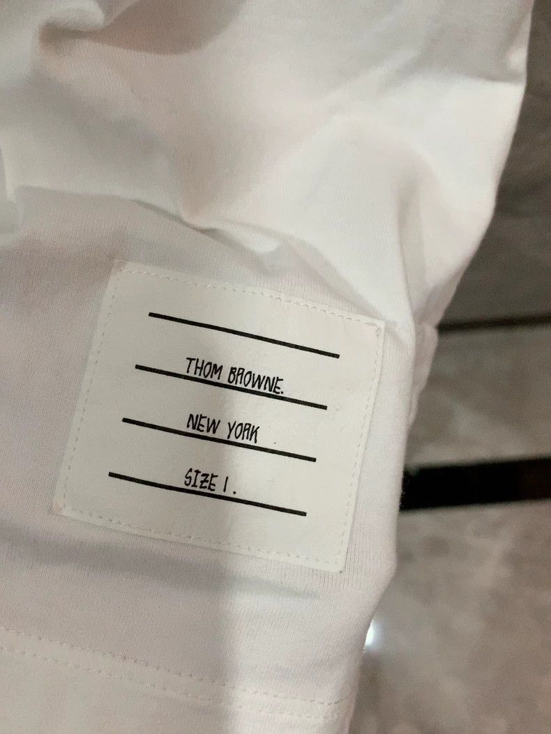 Thom Browne Thom Browne White pocketed short sleeves Size US S / EU 44-46 / 1 - 4 Thumbnail