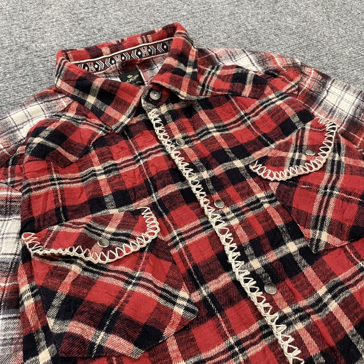 semanticdesign Semantic Design Patchwork Plaid Flannel Western Shirt Size US M / EU 48-50 / 2 - 3 Thumbnail