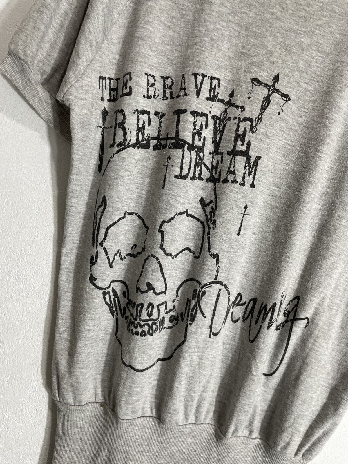 Beauty Beast × Japanese Brand × Yasuyuki Ishii CRAZY POEM CROSS SKULL SWEATSHIRT IFSIXWASNINE LGB STYLE Size US M / EU 48-50 / 2 - 2 Thumbnail