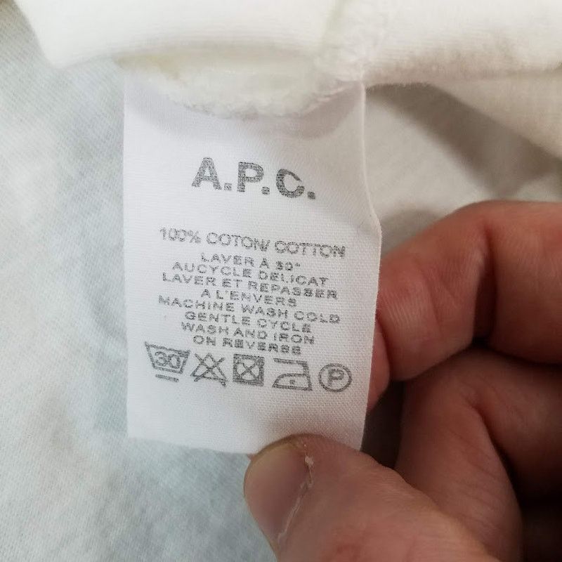 A.P.C. Graphic short sleeve t shirt M vintage beach photo white Size US M / EU 48-50 / 2 - 6 Thumbnail