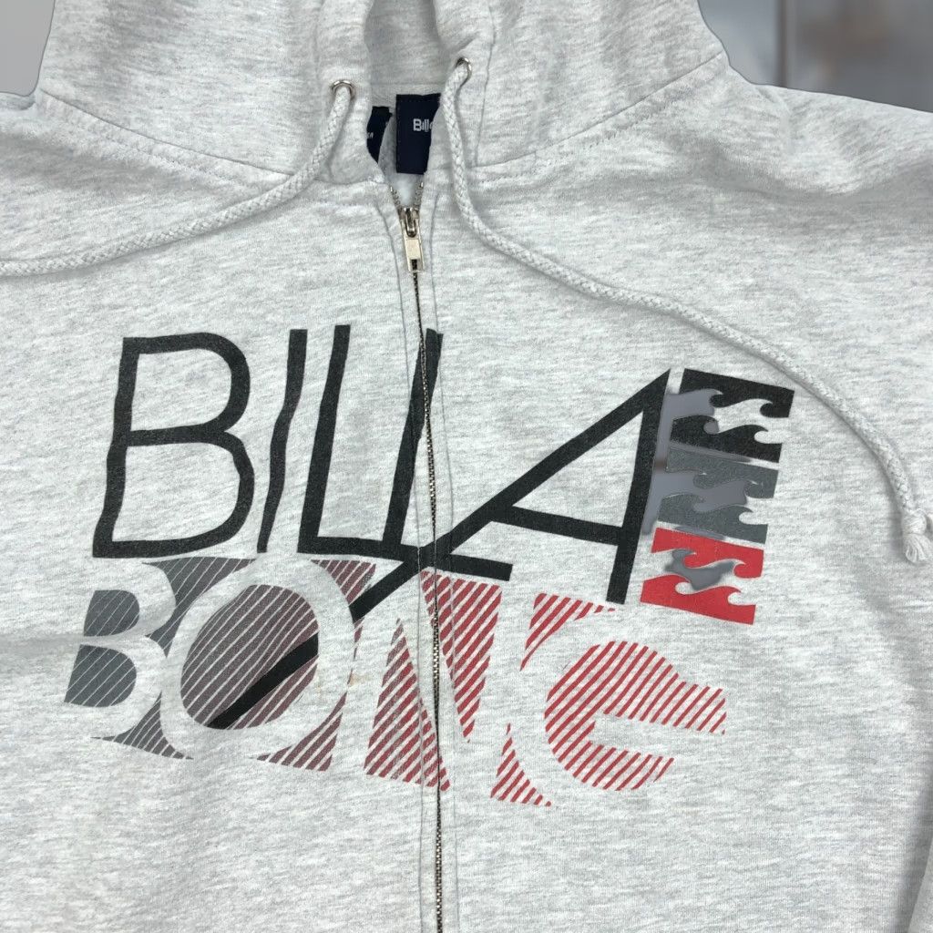 Billabong VINTAGE Billabong Hoodie Mens Large Full Zip Gray Surf Y2K Size US L / EU 52-54 / 3 - 1 Thumbnail
