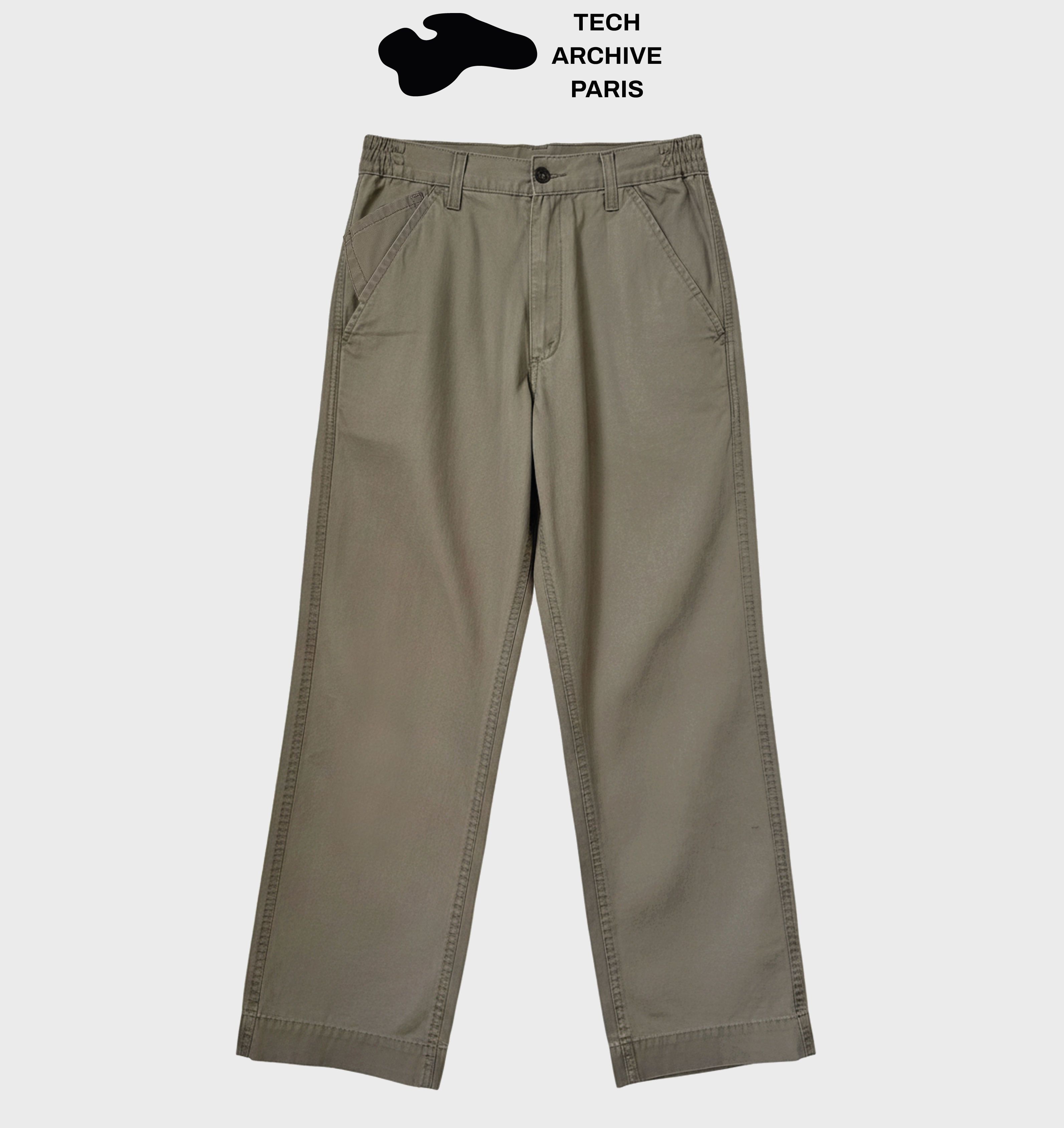 Levi's Levi's All-Duty Vintage Waxed Khaki Wide Straight Trousers Size US 32 / EU 48 - 1 Thumbnail