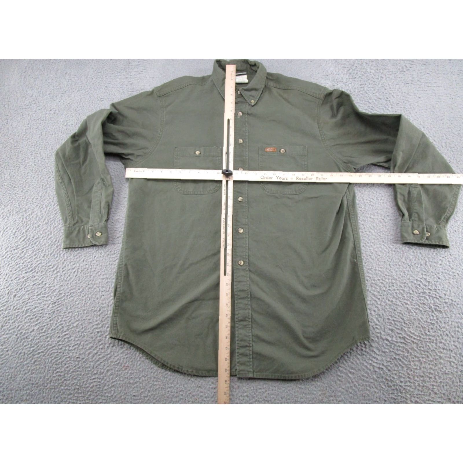 Carhartt Vintage Carhartt Shirt Mens Size L Olive Green 90s Work Utility Button-Down Long Sleeve Size US L / EU 52-54 / 3 - 5 Thumbnail