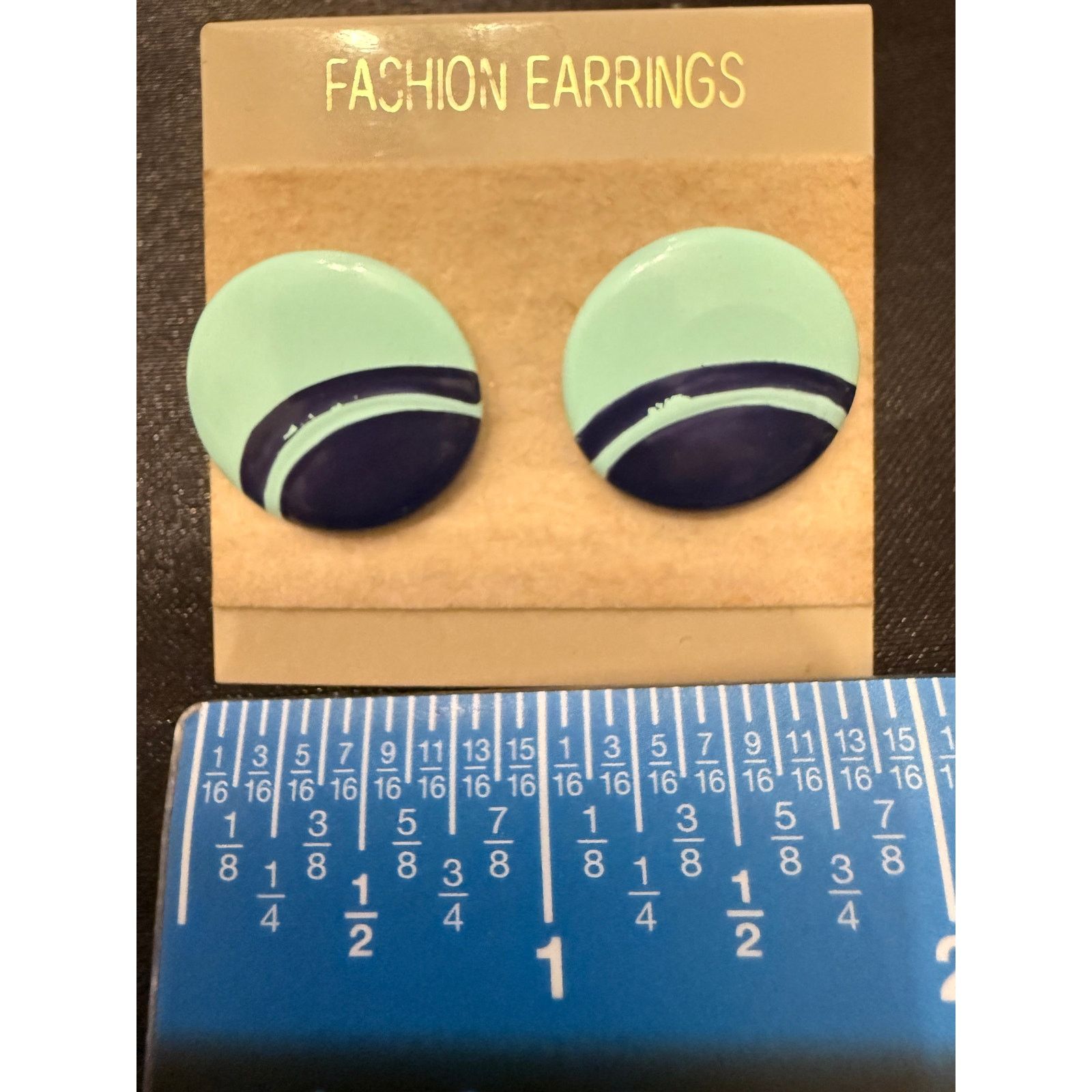 Other Vintage post earrings circa 1980 Size ONE SIZE - 2 Thumbnail