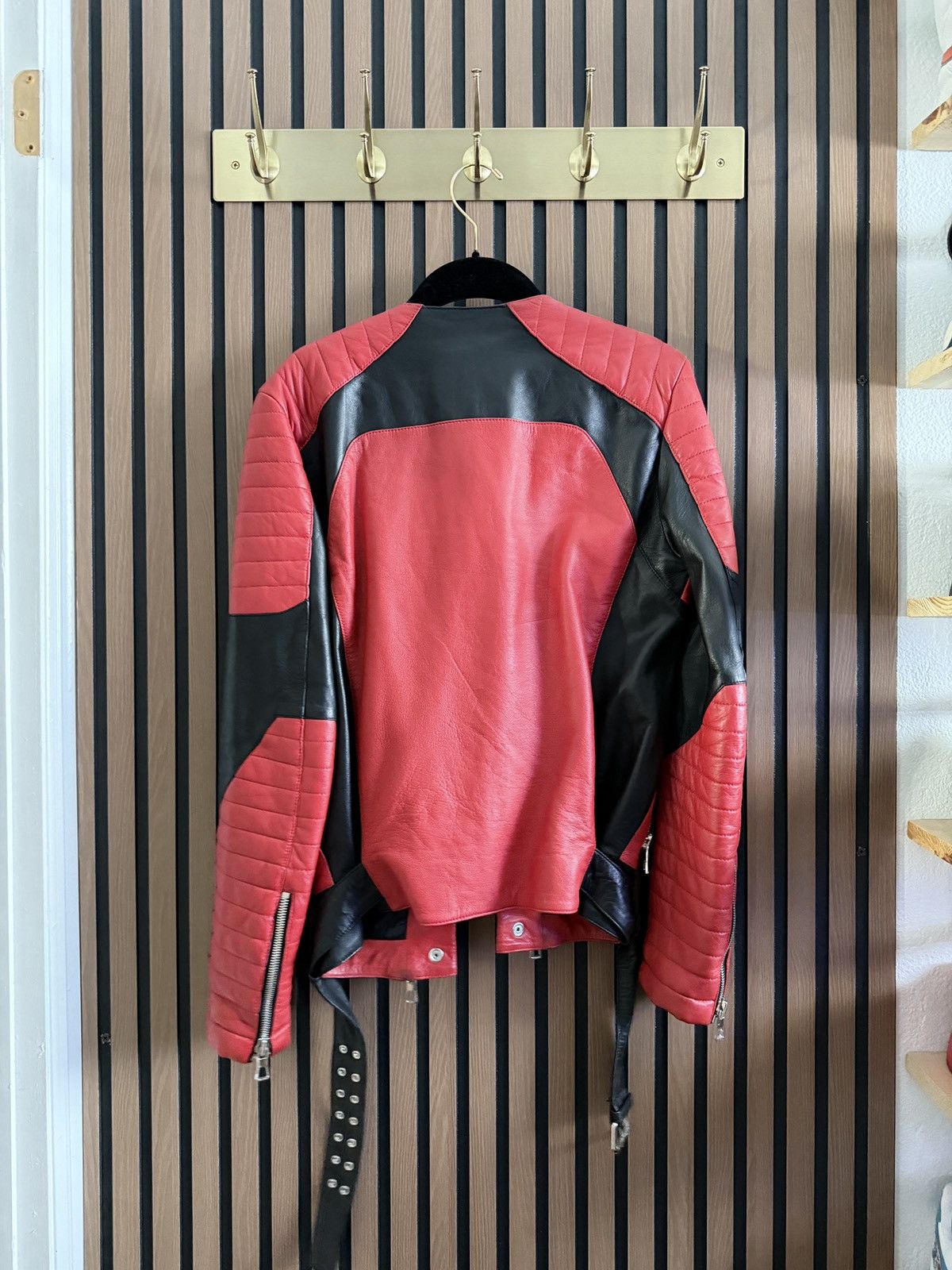 Balmain Balmain x H&M Leather Jacket Size US S / EU 44-46 / 1 - 2 Thumbnail