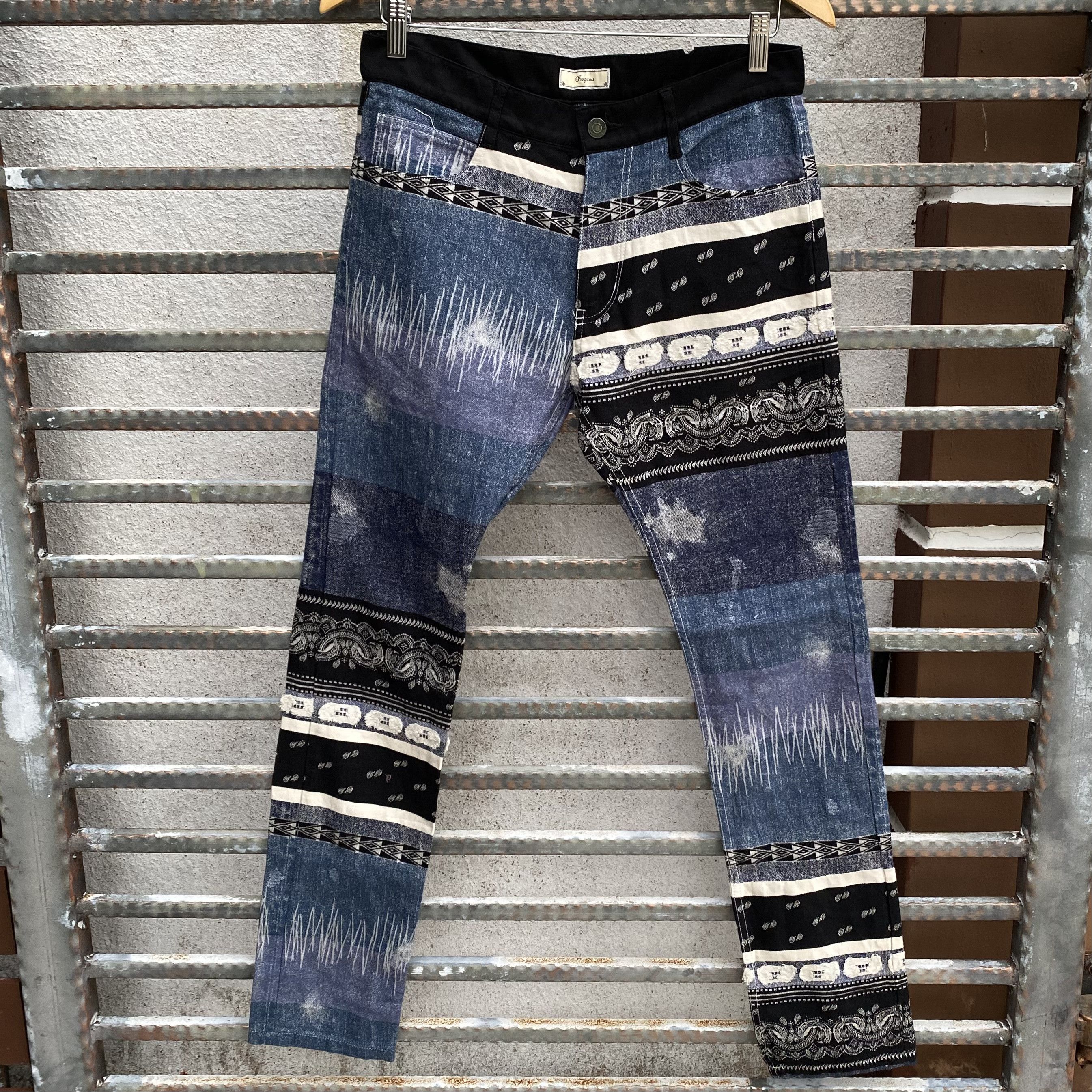 Iroquois Japan Paisley Shashiko Pants