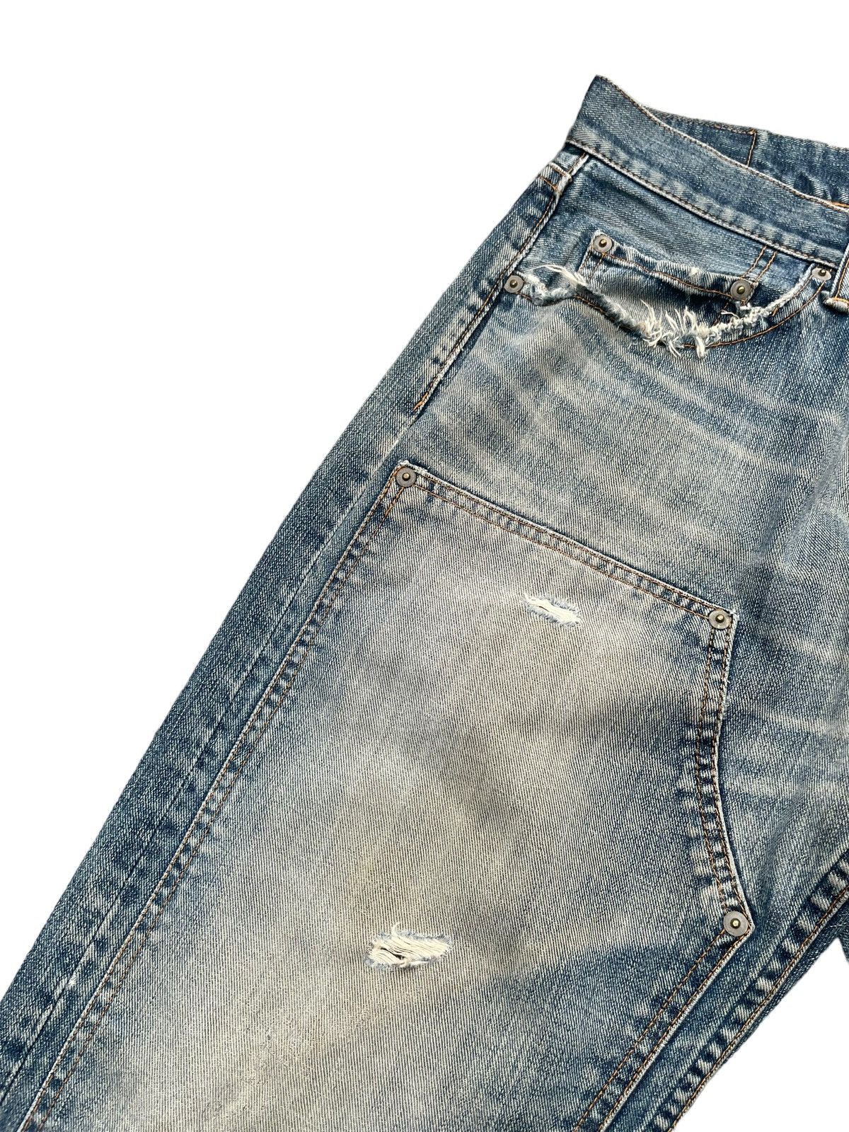 Japanese Brand Ult.Immersion Service Distresed Denim Size US 33 - 5 Thumbnail