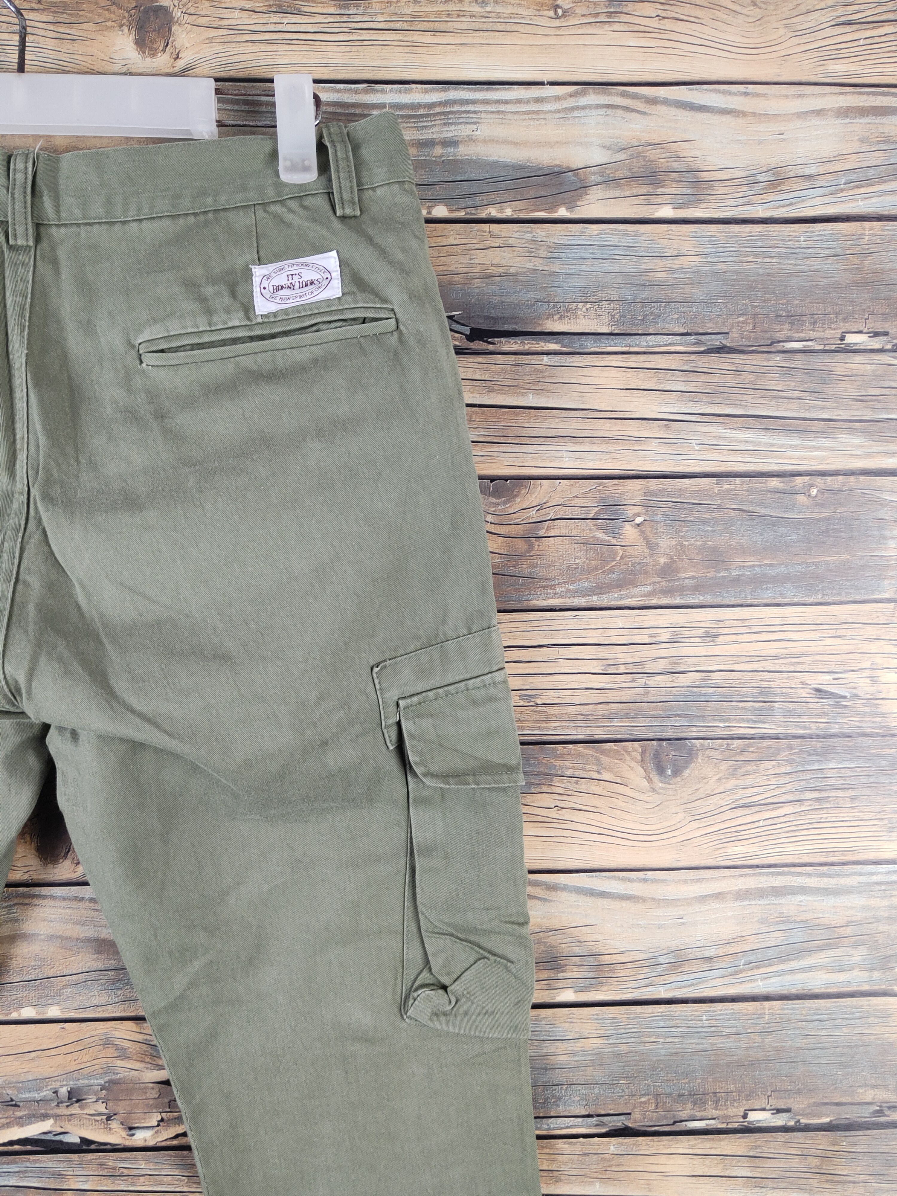 Japanese Brand DL N Floor Green Multipocket Tactical Cargo Pants #1348 Size US 31 - 12 Thumbnail