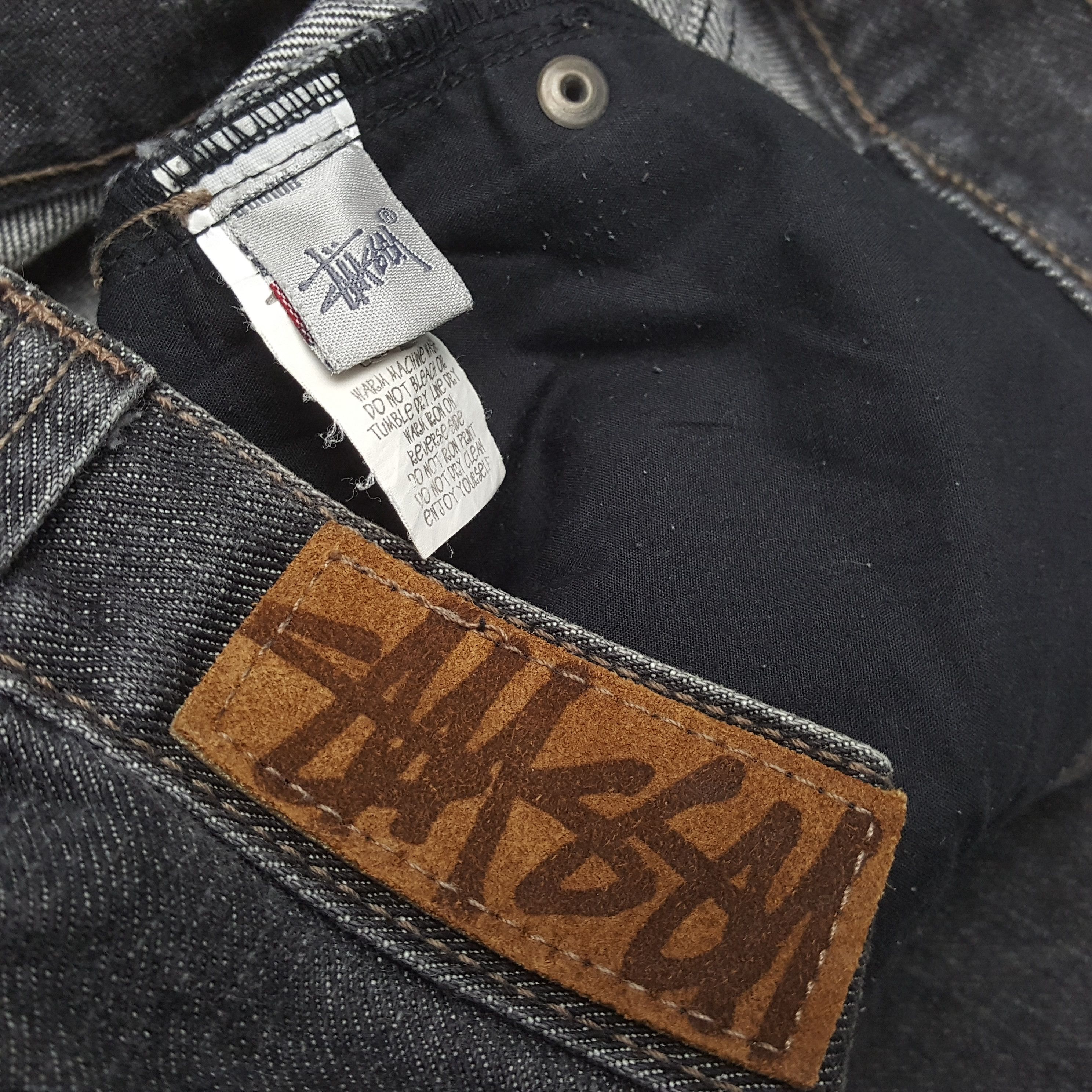 Stussy × Vintage Vintage STUSSY Streetwear Skateboard Logo Style Jeans Size US 33 - 15 Thumbnail