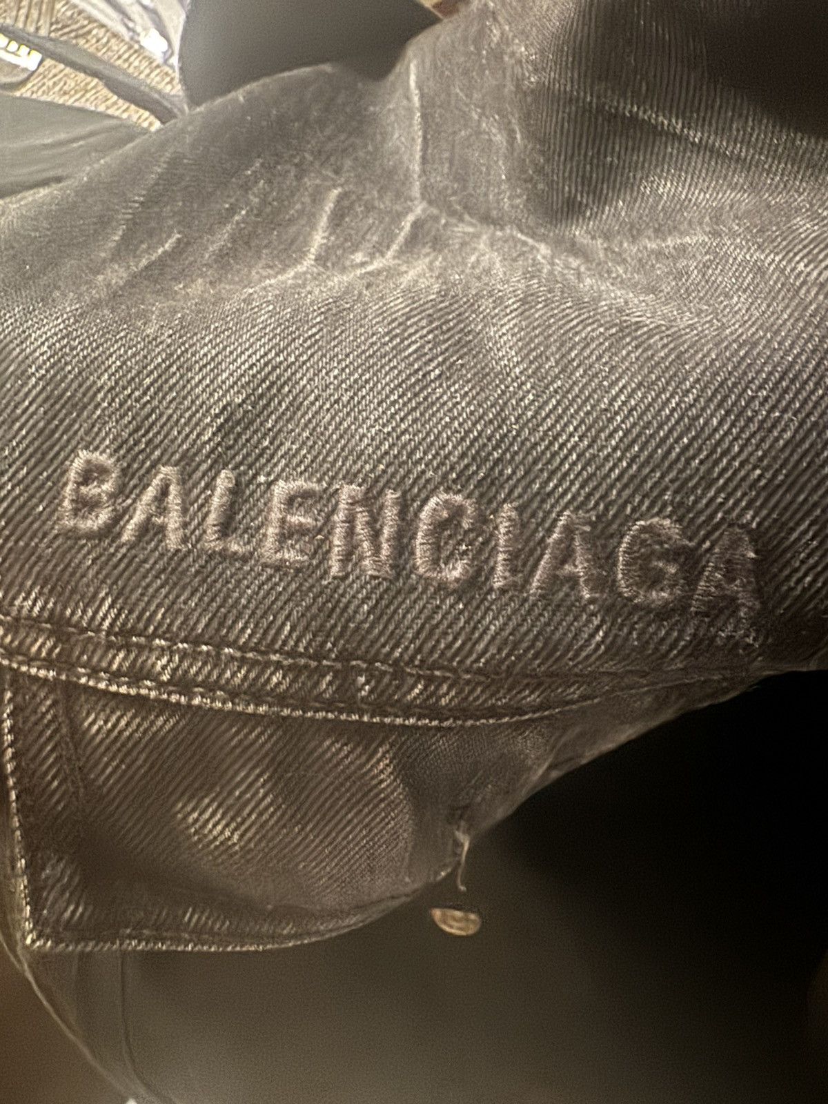 Balenciaga Balenciaga Paris Cities Edition Oversized Denim Jacket Size US L / EU 52-54 / 3 - 3 Thumbnail
