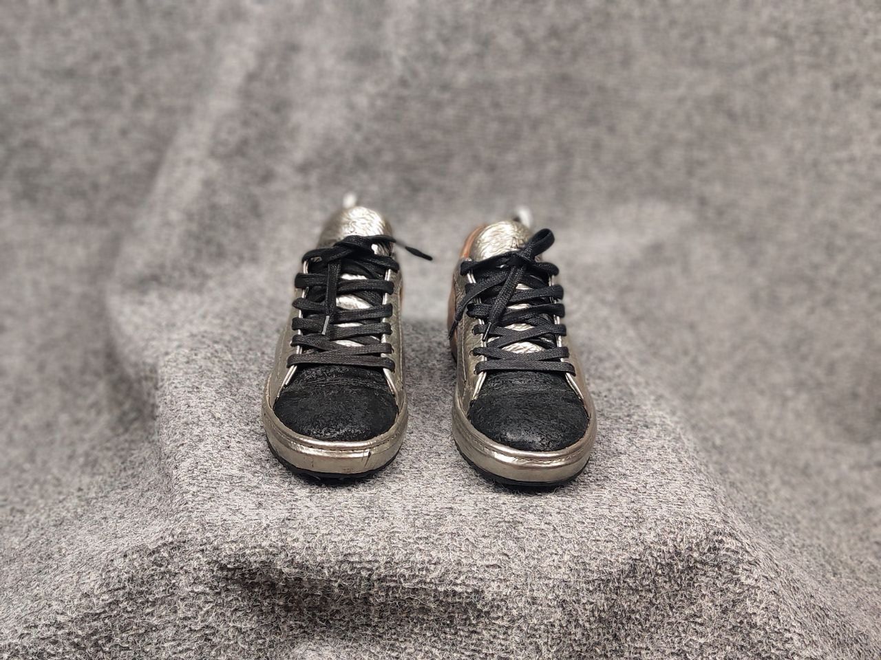 A.S.98 A.S.98 Airstep Design leather silver Low Lace Up Sneakers Size US 6 / IT 36 - 6 Thumbnail