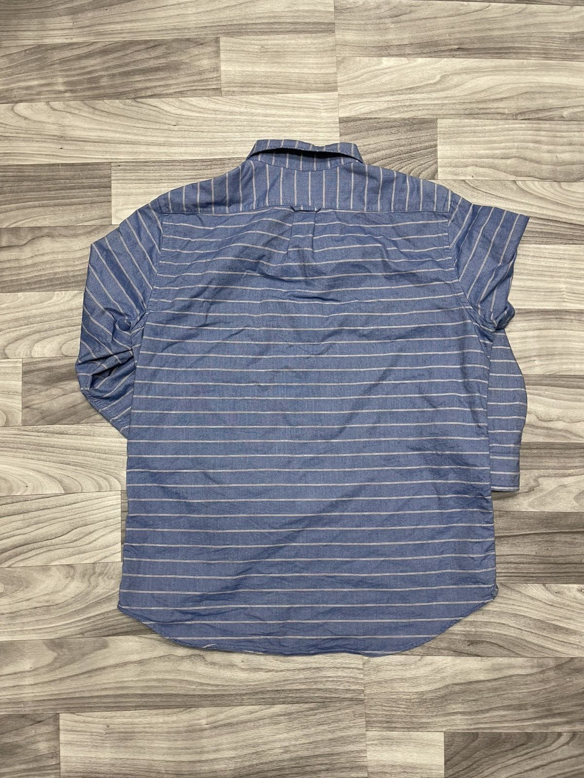 U.S. Polo Assn. American Eagle Outfitters Men’s Medium Blue & White Striped Size US XL / EU 56 / 4 - 3 Thumbnail