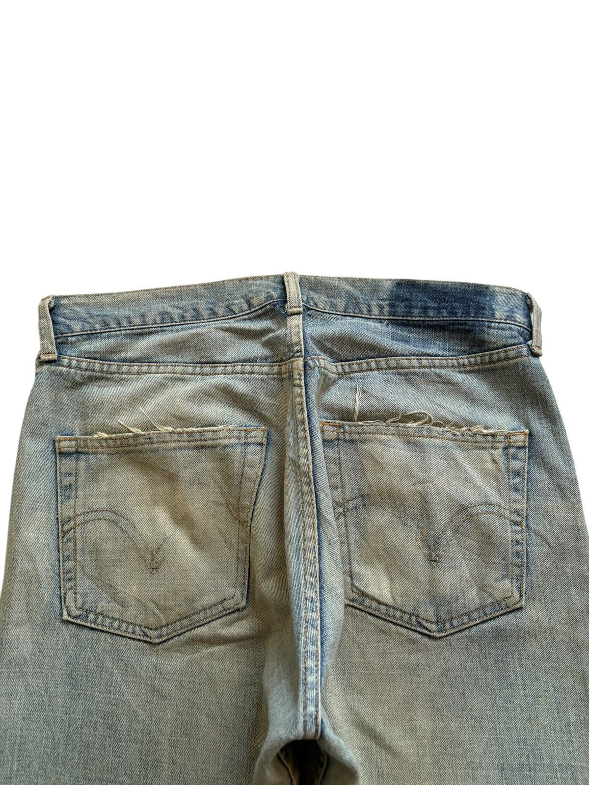 Levi's Vintage 90s Levis 534 Rusty Mud Wash Distressed Baggy Jeans Size US 34 / EU 50 - 8 Thumbnail