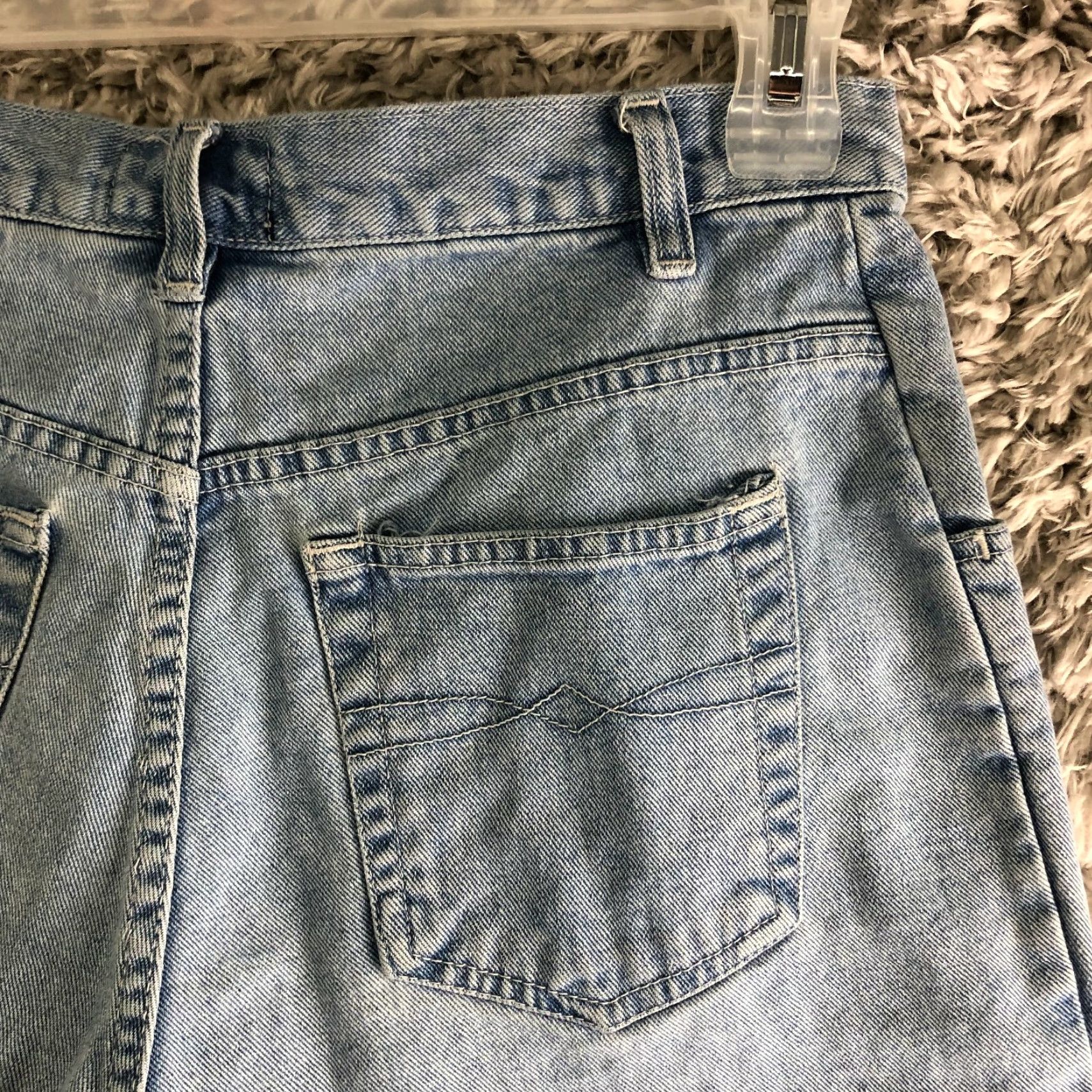 Faded Glory Faded Glory Bermuda Blue Jean Shorts Womens Size 10 Mid Rise Cuffed 28" Waist Denim Shorts Ladies Regular Fit Casual Size 28" / US 6 / IT 42 - 5 Thumbnail