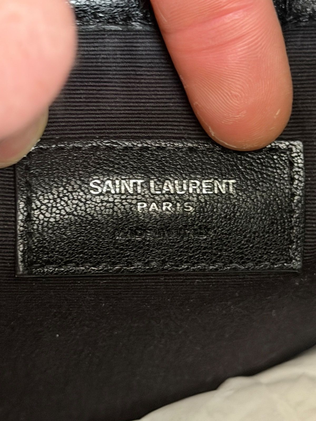 Saint Laurent Paris Hedi City Leather Bag Backpack Size ONE SIZE - 12 Thumbnail