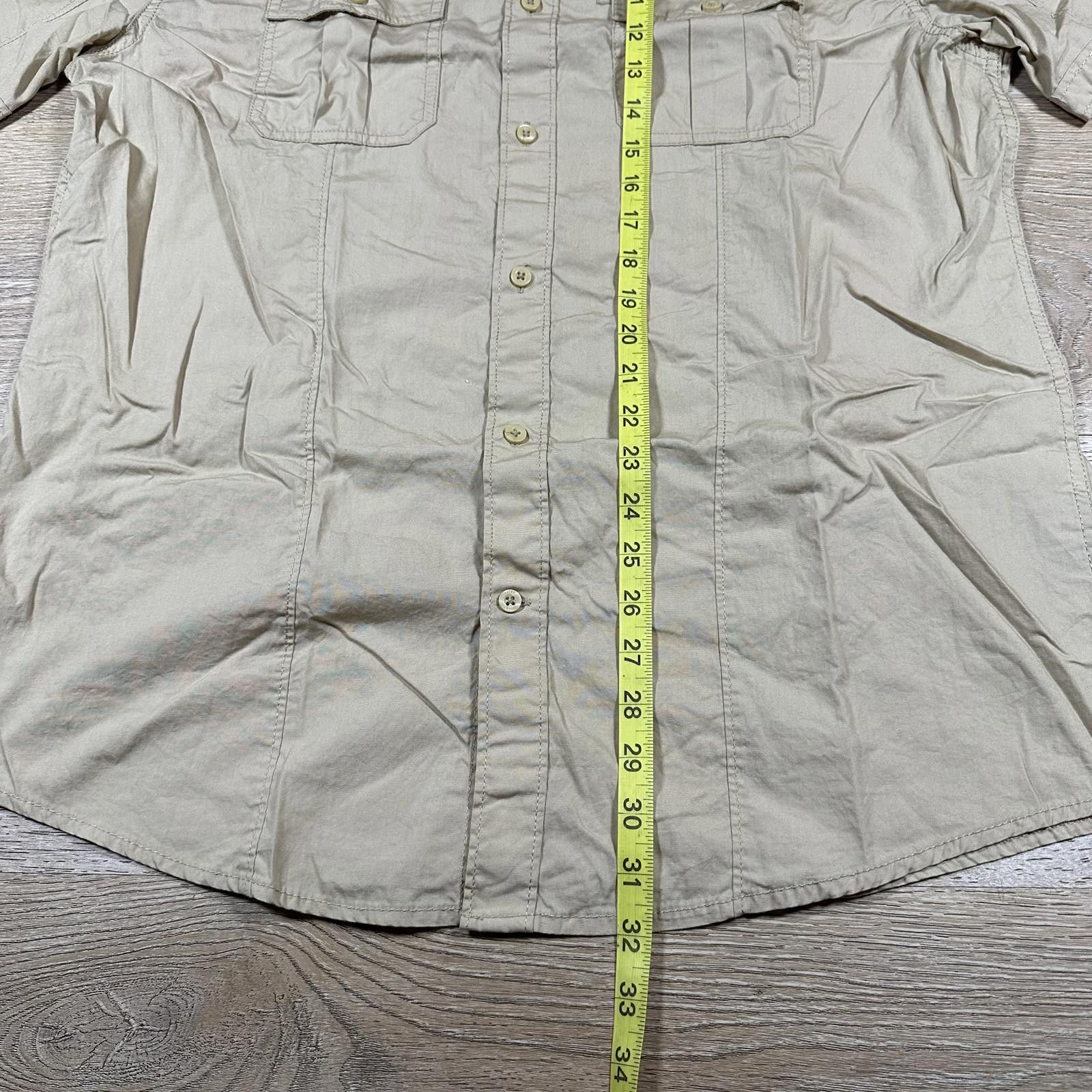 Ecko Unltd. Ecko Unltd. Mens Button up Shirt XL Beige Short Sleeve Size US XL / EU 56 / 4 - 9 Thumbnail