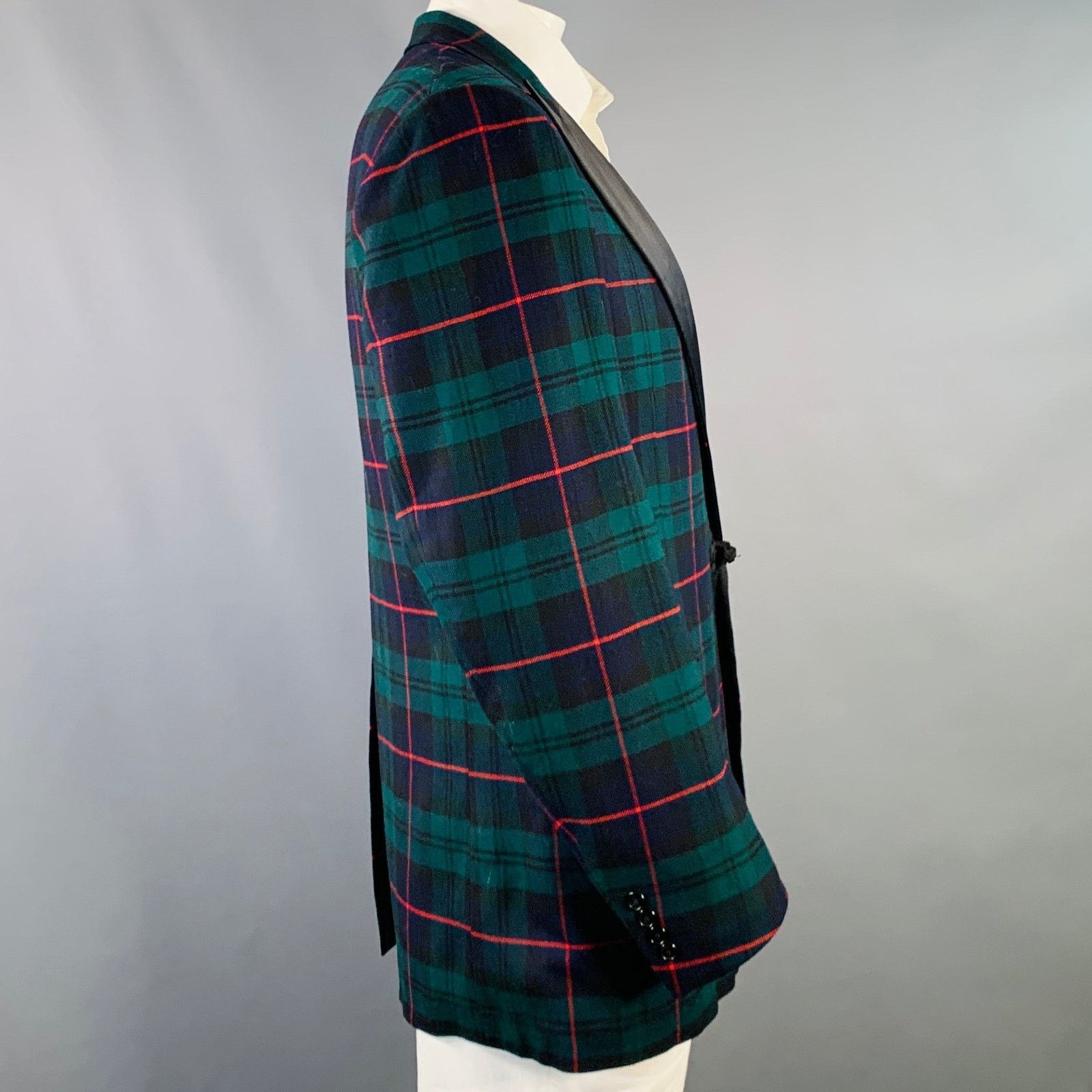 Polo Ralph Lauren POLO by RALPH LAUREN Size 44 Long Wool Peak Lapel Sport Coat Size 44L - 3 Thumbnail