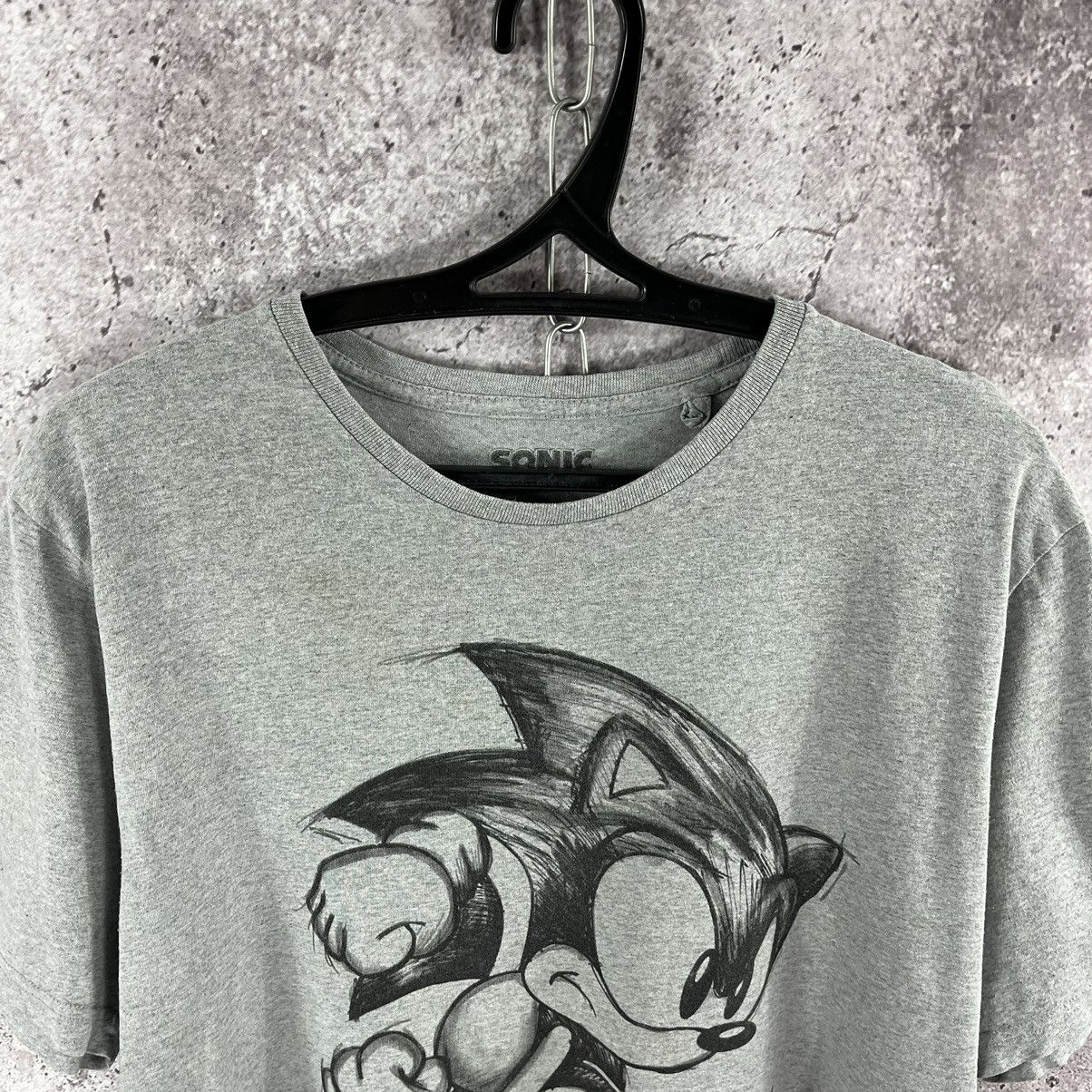 Vintage Sonic The Hedgehog Vintage Tee Grey Big Logo Size L Size US L / EU 52-54 / 3 - 2 Thumbnail