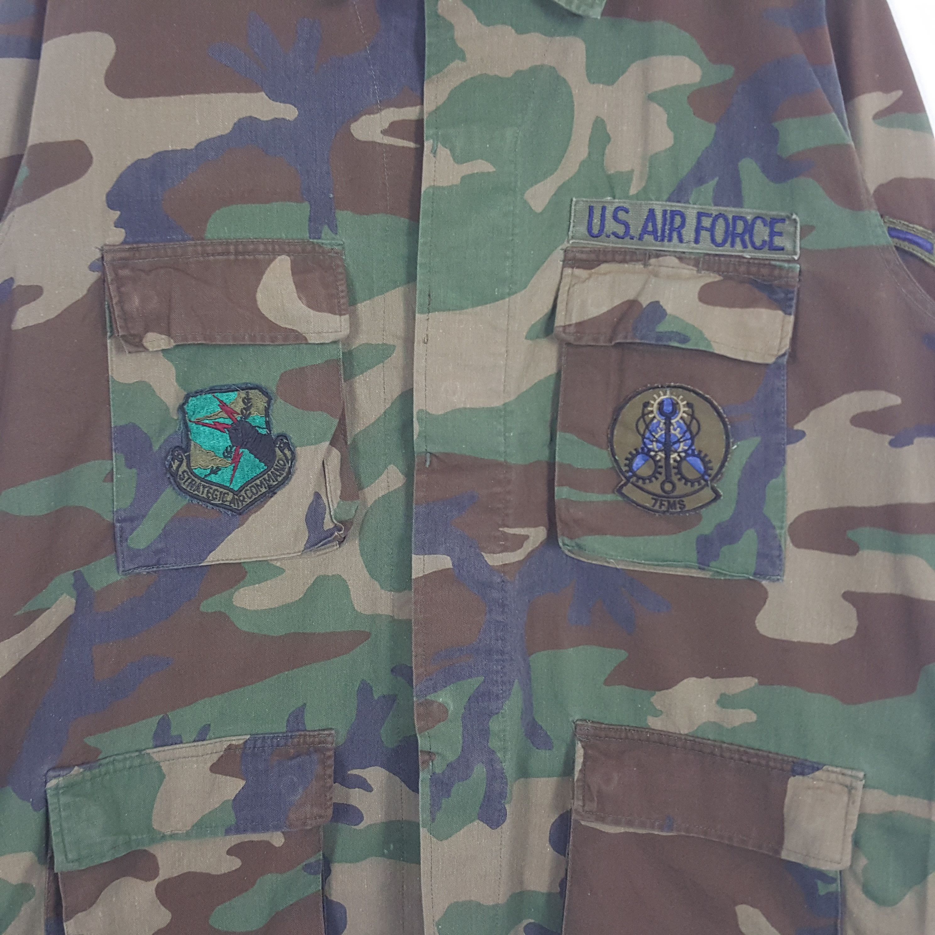 Vintage Vintage US Air Force Skull American Punk Style Jacket Size US L / EU 52-54 / 3 - 4 Thumbnail