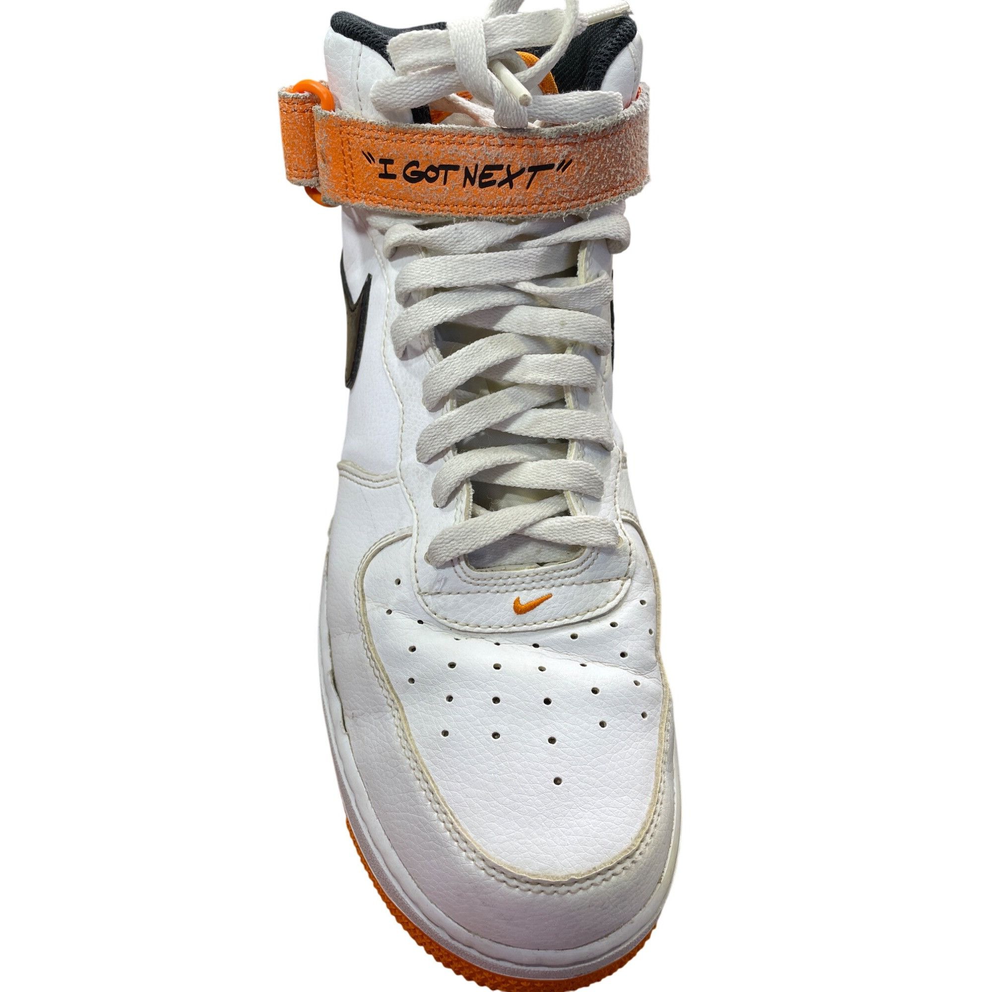 Nike Nike Air Force 1 Mid "I Got Next" Mens white orange Sneakers Size US 12 / EU 45 - 20 Thumbnail