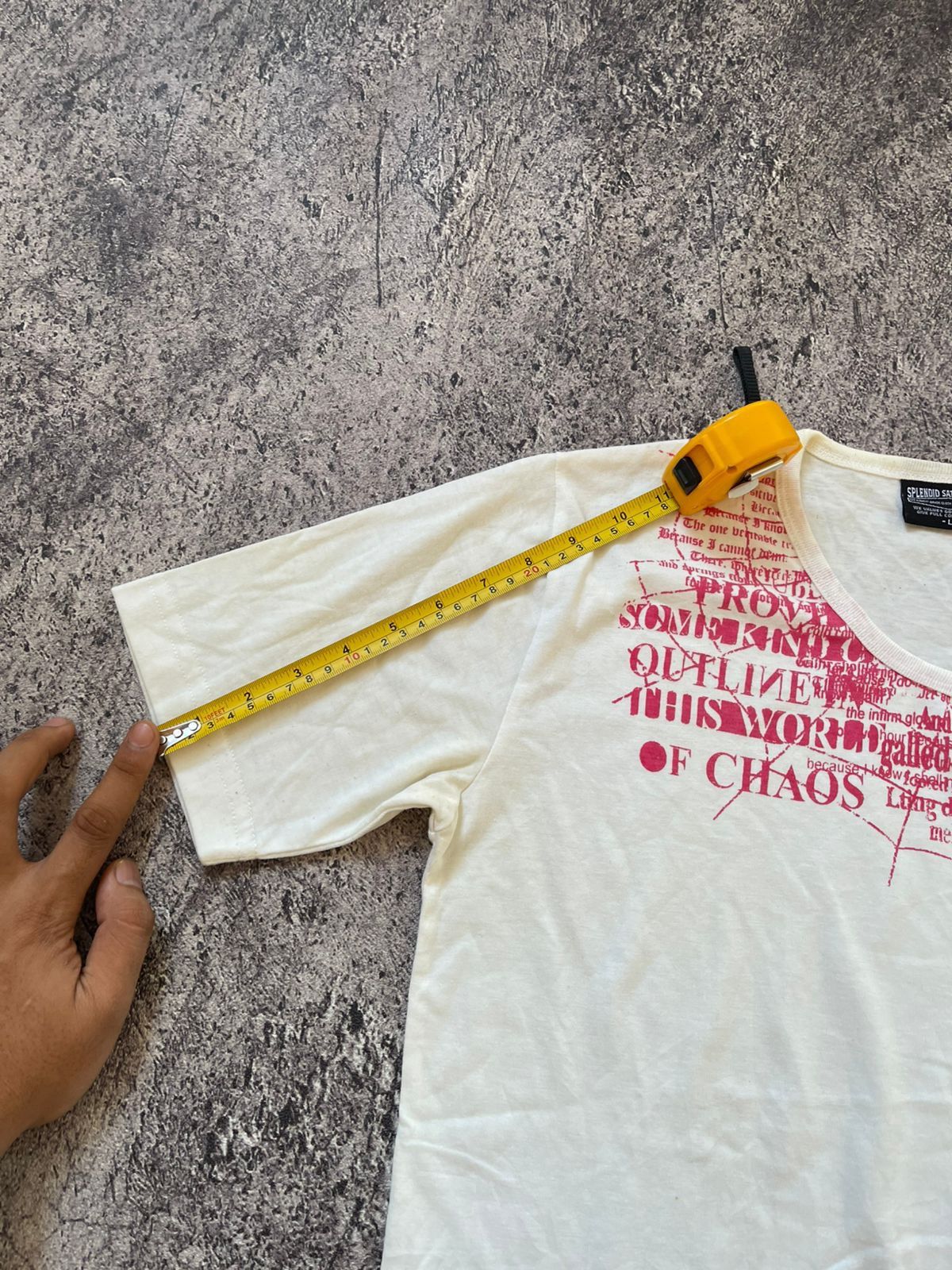 Japanese Brand Y2K Splendid satisfaction skull punk style tshirt Size US L / EU 52-54 / 3 - 8 Thumbnail