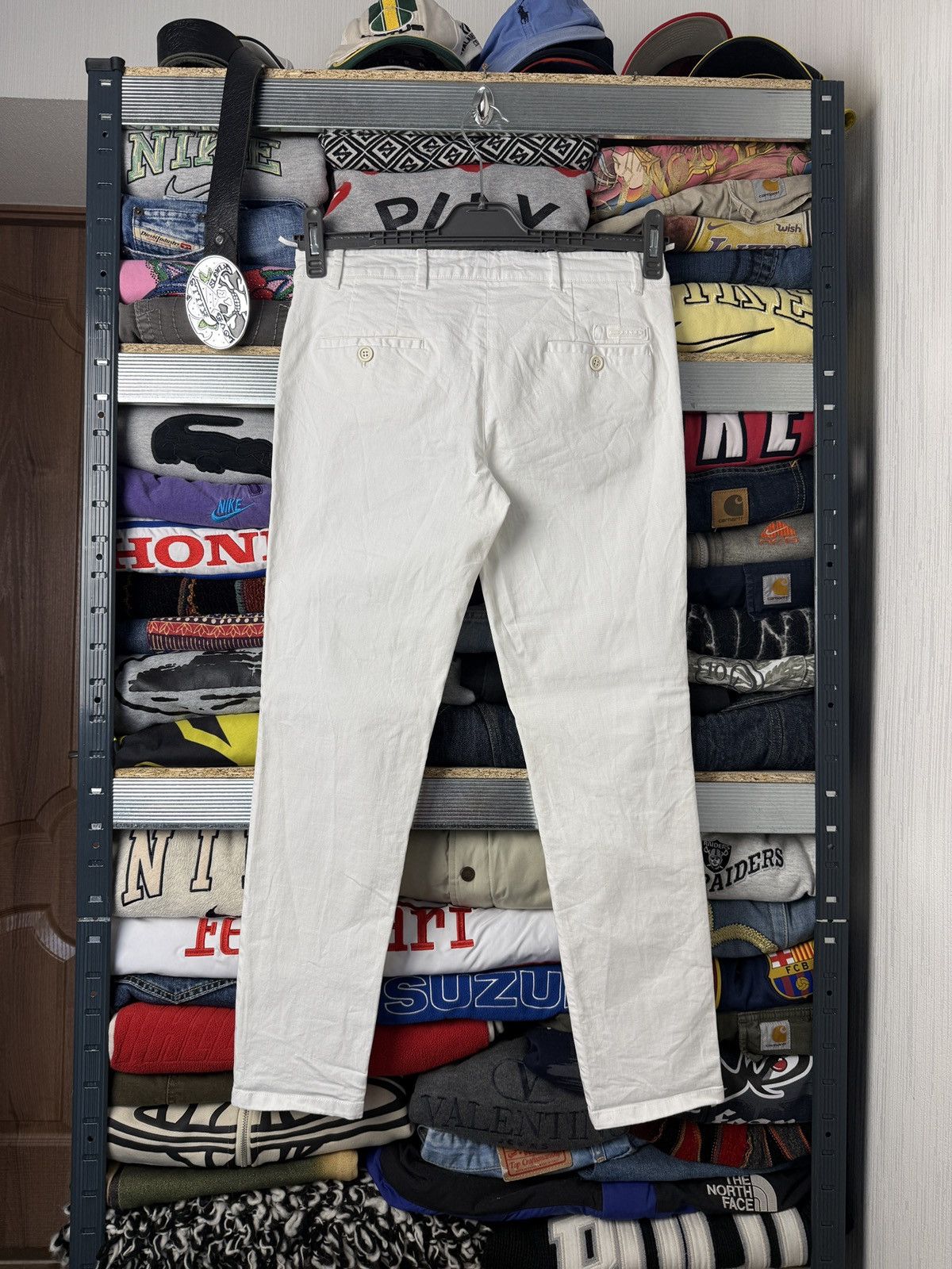 Prada Vintage Prada White Tab casual pants Size 30" / US 8 / IT 44 - 2 Thumbnail