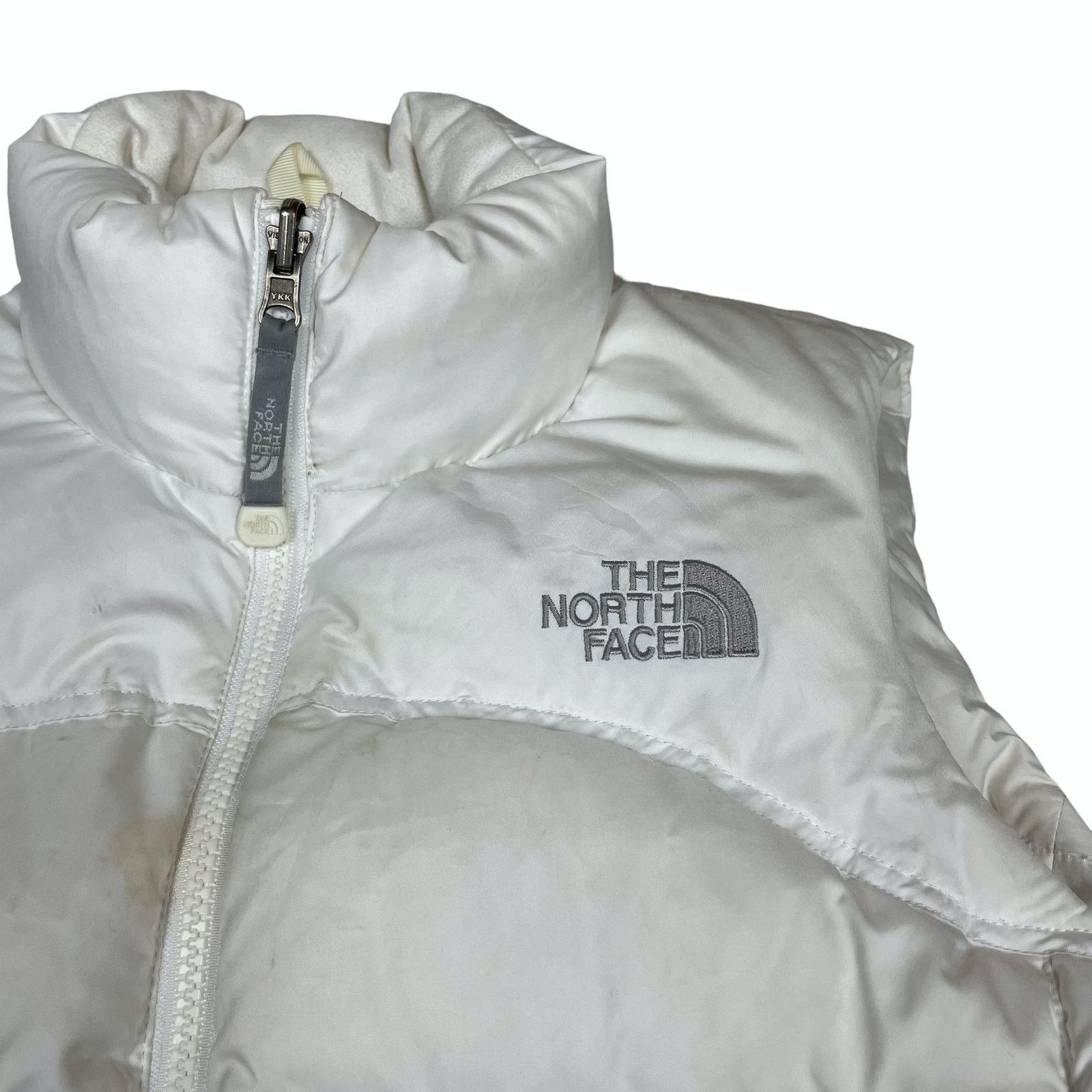 The North Face The North Face Women White Full Zip Outdoor Puffer Vest XS Size XS / US 0-2 / IT 36-38 - 3 Thumbnail
