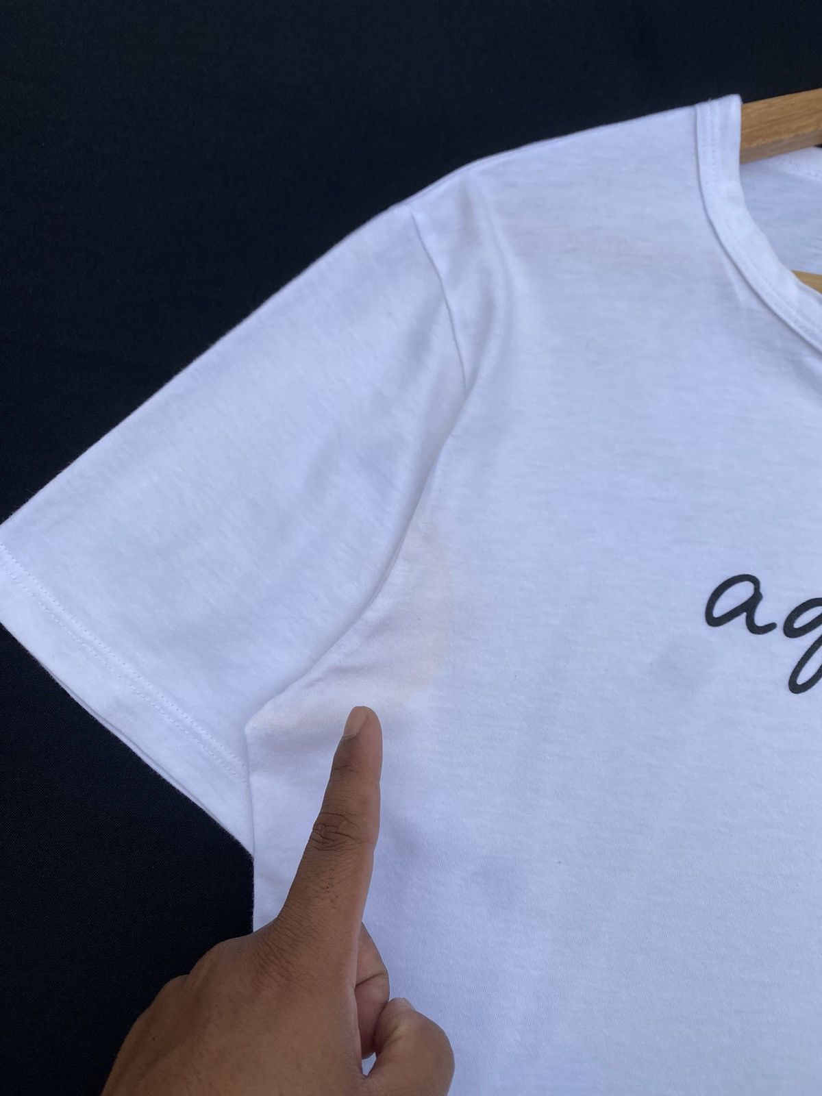 agnes b. Rare Agnes b. Spellout Tshirt Size US S / EU 44-46 / 1 - 9 Thumbnail