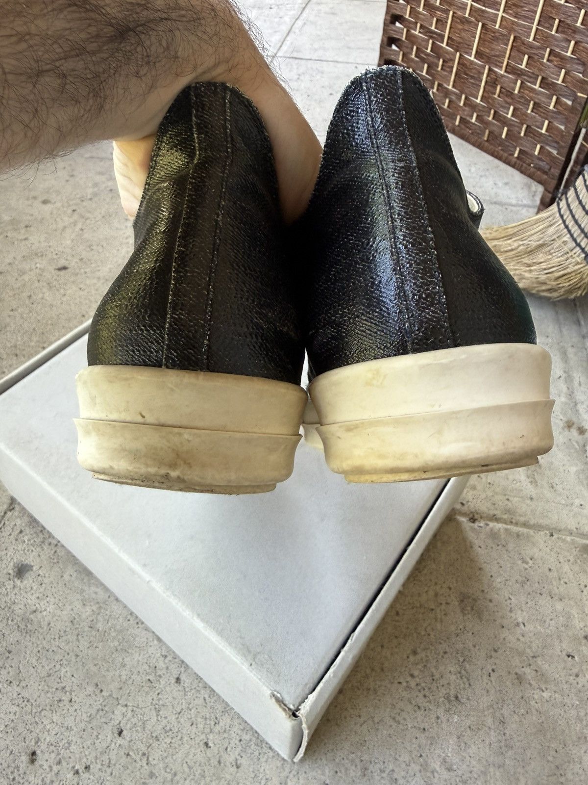Rick Owens Drkshdw Rare Rick Owens Ramones Dark Shadow 44 In Sub Super Human Size US 10.5 / EU 43-44 - 15 Thumbnail