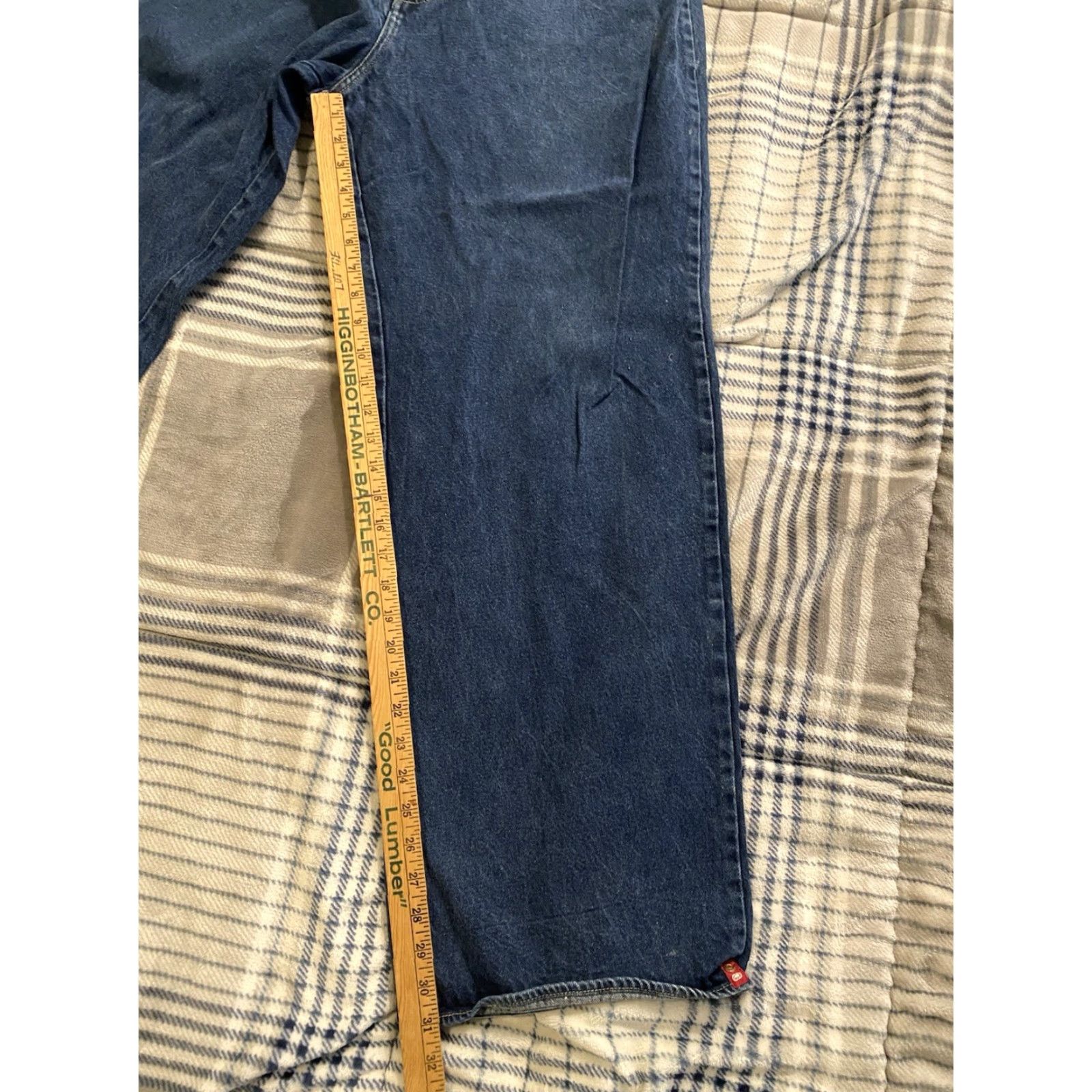 Ecko Unltd. VINTAGE Ecko Unltd Jeans Baggy Wide-Leg Men’s 40x31 Hip Hop Skater 90s Grunge Blue Denim Cotton Relaxed Inseam 31 Logo Embroidered Size US 40 / EU 56 - 5 Thumbnail