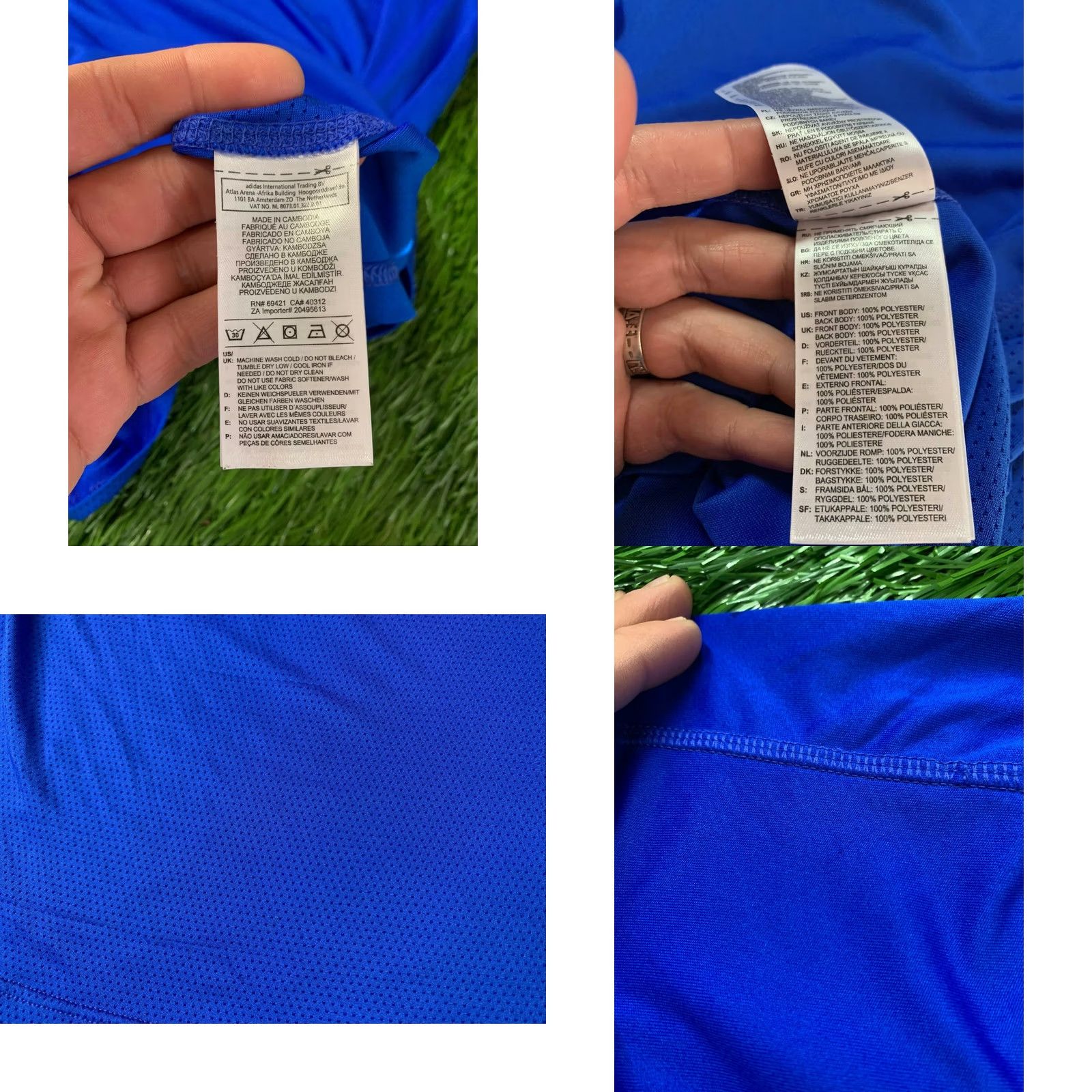Reebok REEBOK PERFORMANCE ORIGINAL MEN T-SHIRT CASUAL SLEEP SHIRT TEE JERSEY XL BLUE Short Sleeve Slim Polyester 100% Shirt Men XL Blue T-Shirt 2018 Size US XL / EU 56 / 4 - 8 Thumbnail