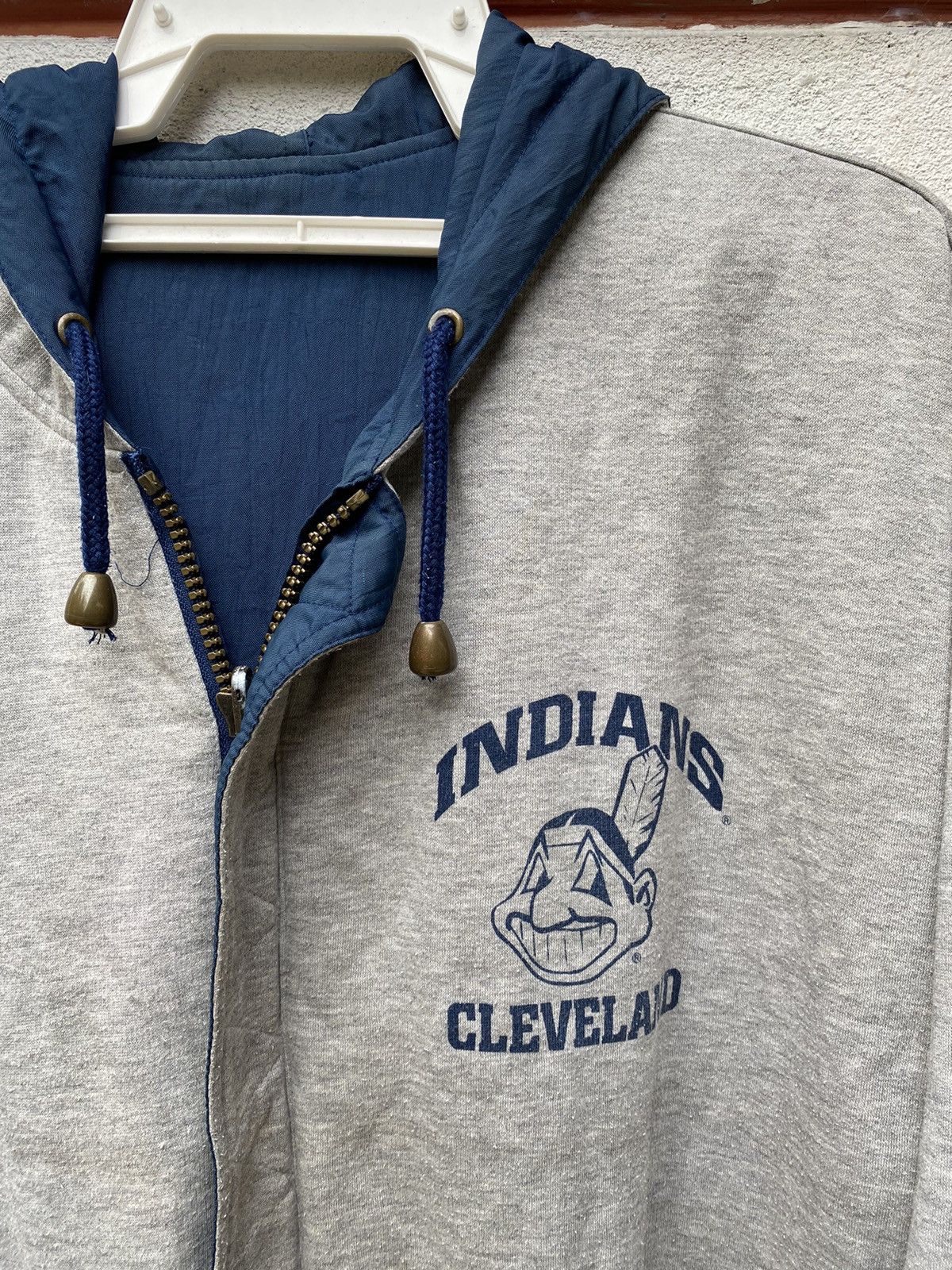 MLB × Vintage Indians MLB Hoodie 1995 Reversable Size US XXL / EU 58 / 5 - 4 Thumbnail