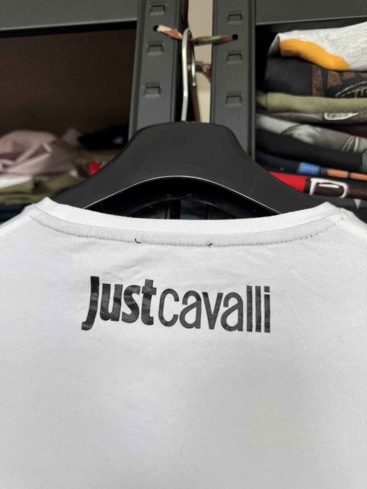 Just Cavalli Just Cavalli big logo tee Size US XL / EU 56 / 4 - 9 Thumbnail