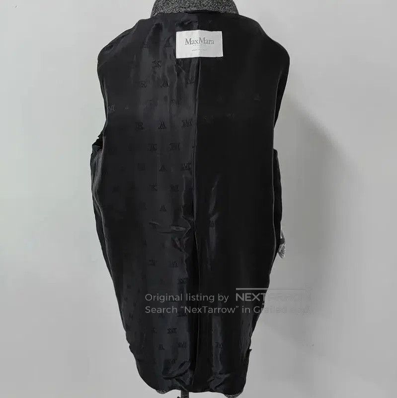 Max Mara MaxMara Black Wool Blend Women's Coat . Size S / US 4 / IT 40 - 4 Thumbnail