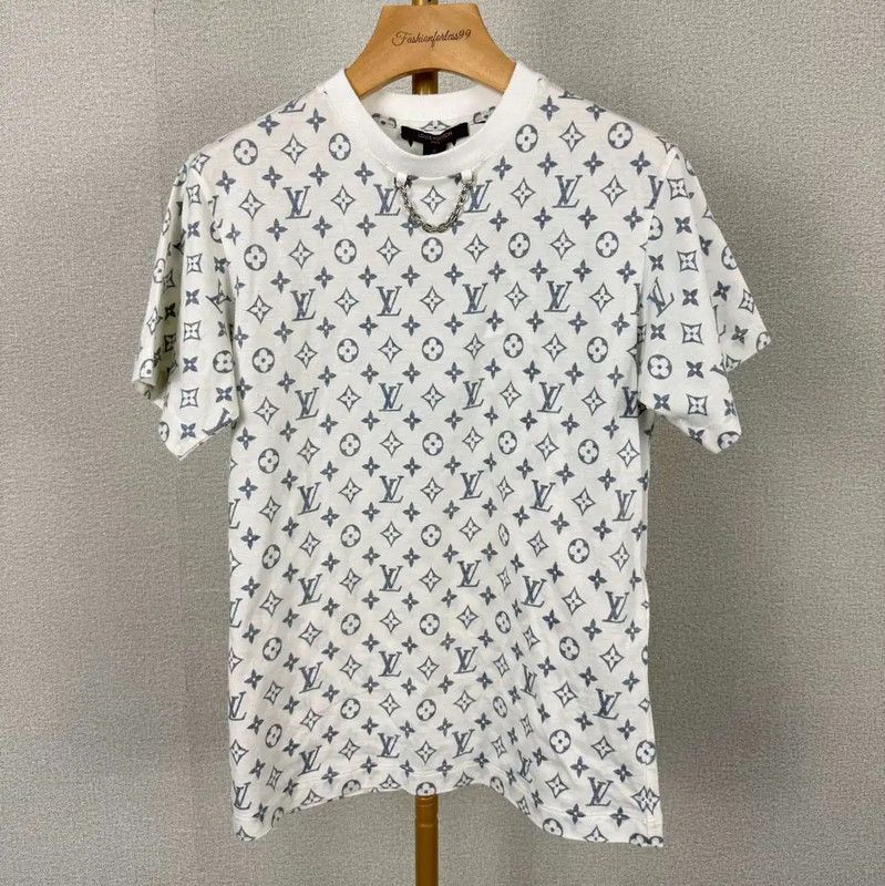 Louis Vuitton Louis Vuitton White Cotton Women's T-Shirt 0089 Size S / US 4 / IT 40 - 1 Thumbnail