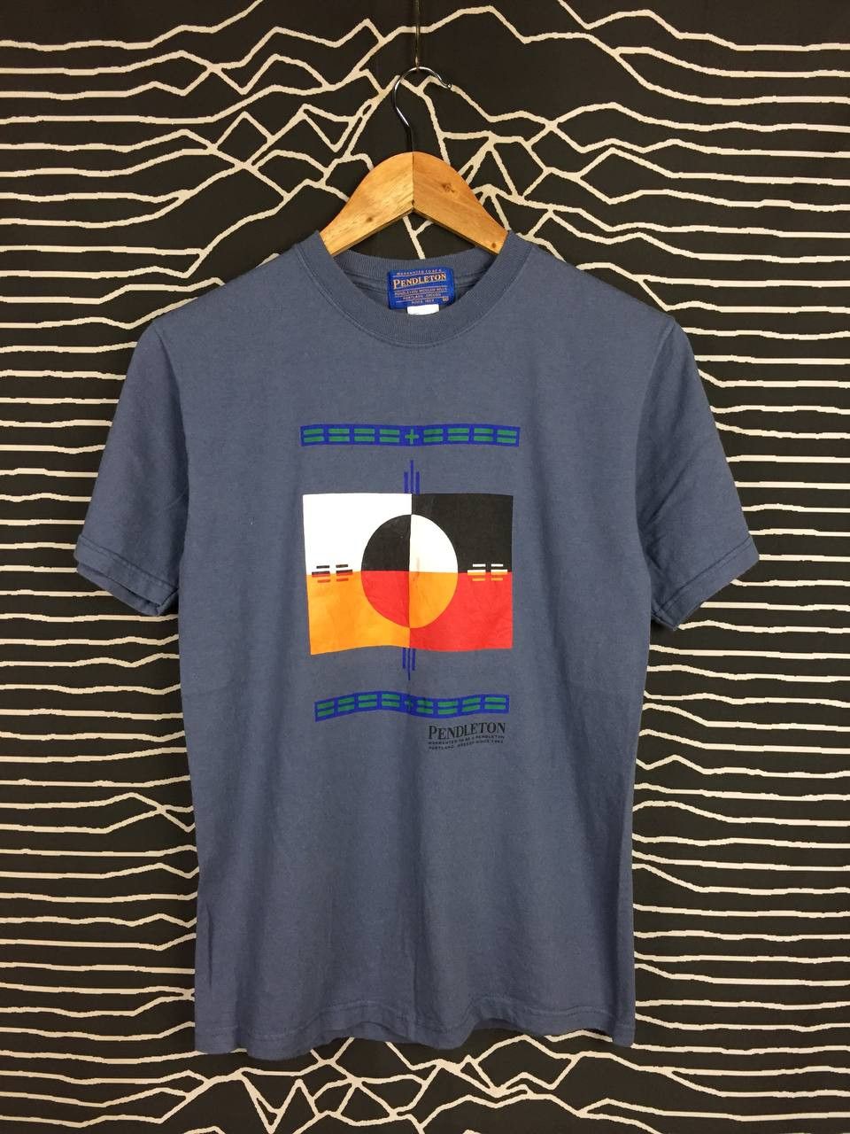 Pendleton Vtg Pendleton Woolen Mills Big Logo Made In Japan Tee Size US S / EU 44-46 / 1 - 1 Thumbnail