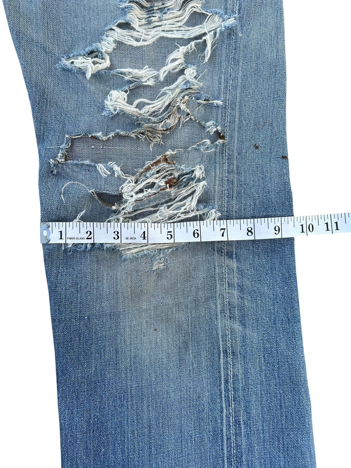 Levi's 60s-70s THRASHED Vintage Levis 6 Big E Denim Jeans Size US 33 - 24 Thumbnail