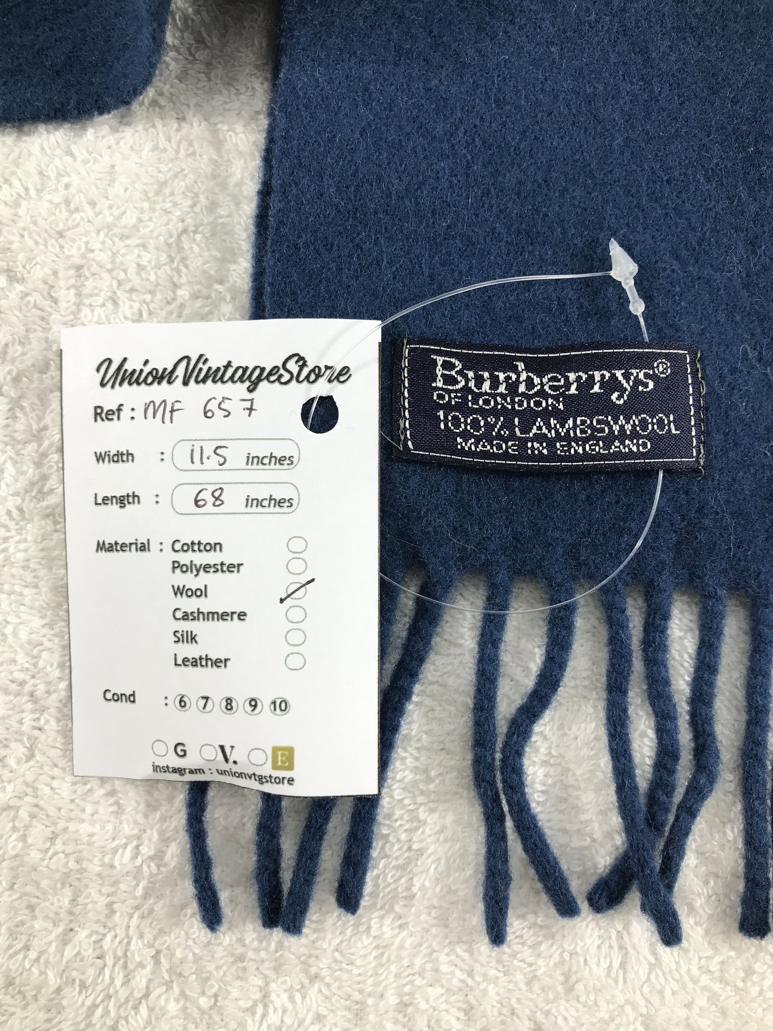 Burberry Vintage Burberry Scarf/Muffler/Neckwear MF657 Size ONE SIZE - 5 Thumbnail