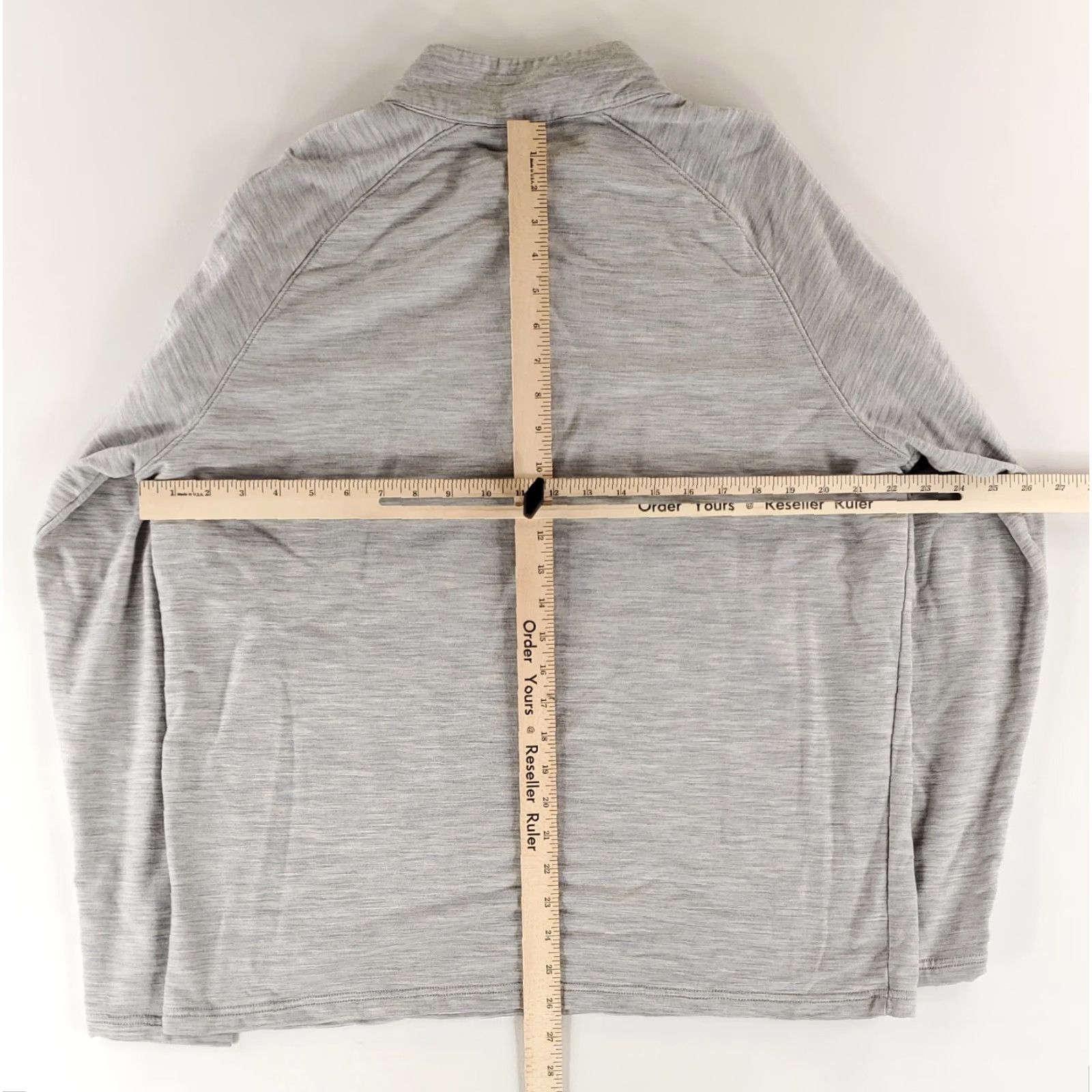Peter Millar Peter Millar Crown Crafted Shirt Pullover 1/4 Zip Gray Merino Wool Blend Mens XL Size US XL / EU 56 / 4 - 7 Thumbnail
