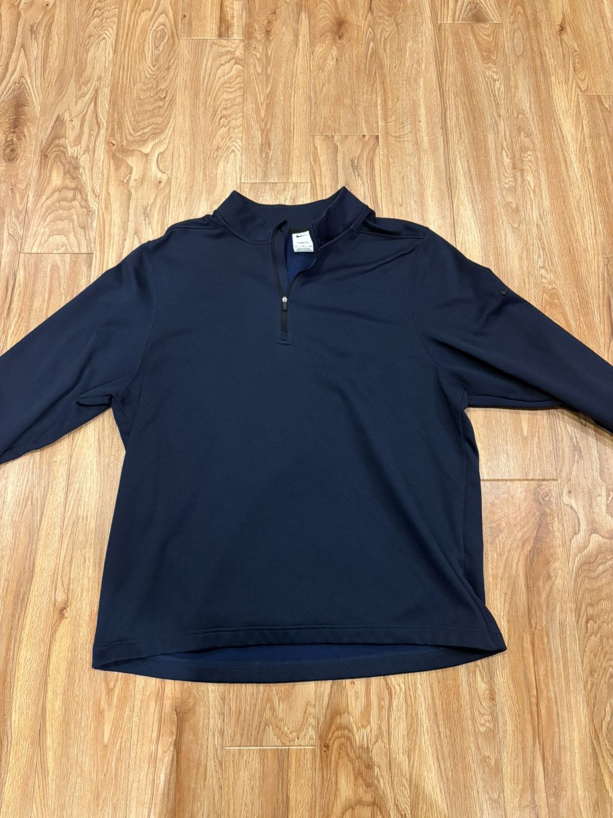 Nike Dark Blue Nike Quarter Zip Size US XL / EU 56 / 4 - 1 Thumbnail