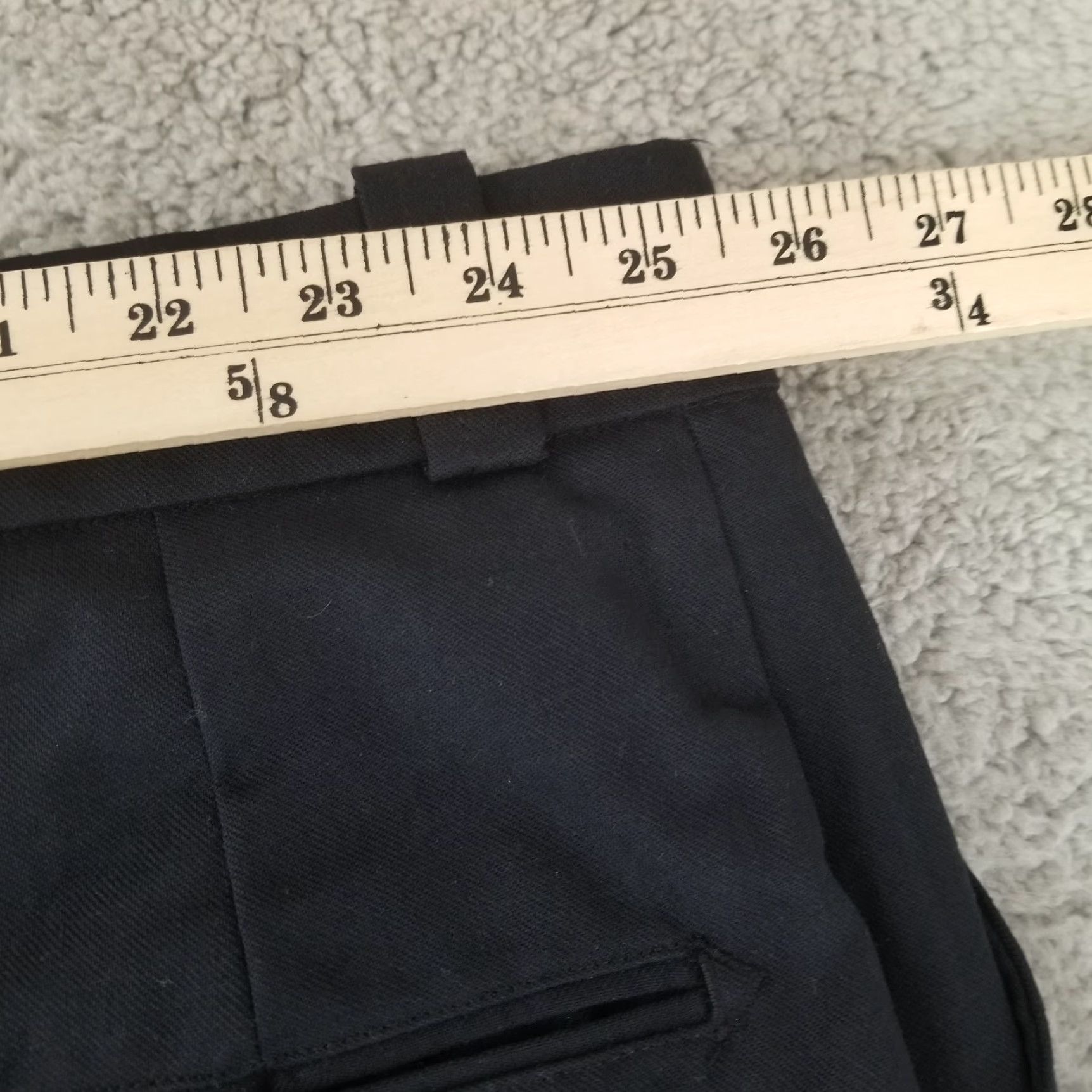 Vintage Horace Small Horace Pants Mens 52x28 Navy Work Pants Flat Front Slacks Blue Police EMT Firefighter Uniform Slacks MPN TA2286 Size US 36 / EU 52 - 7 Thumbnail