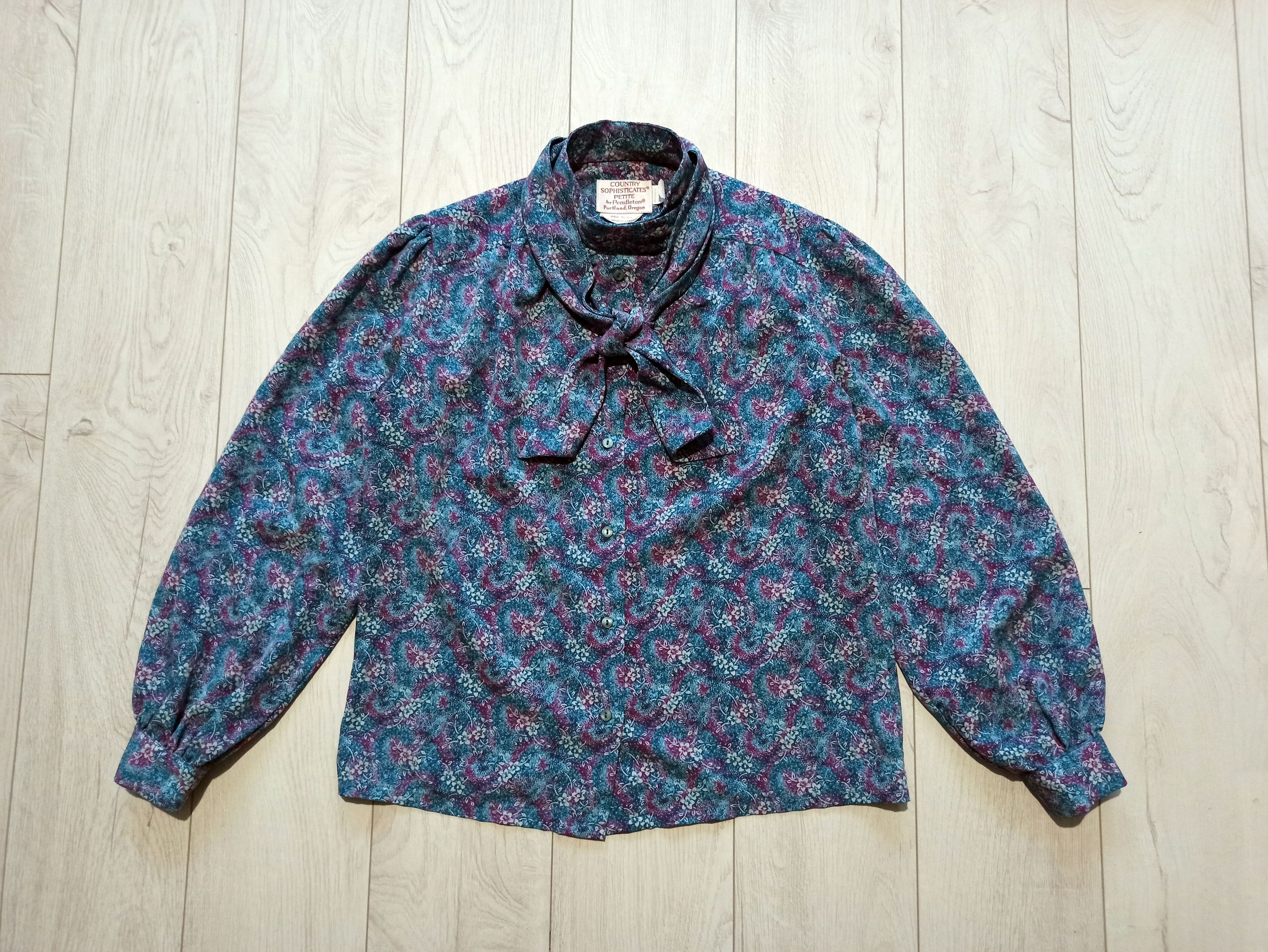 Pendleton × Vintage Pendleton Country sophisticates Blouse Size L / US 10 / IT 46 - 1 Thumbnail